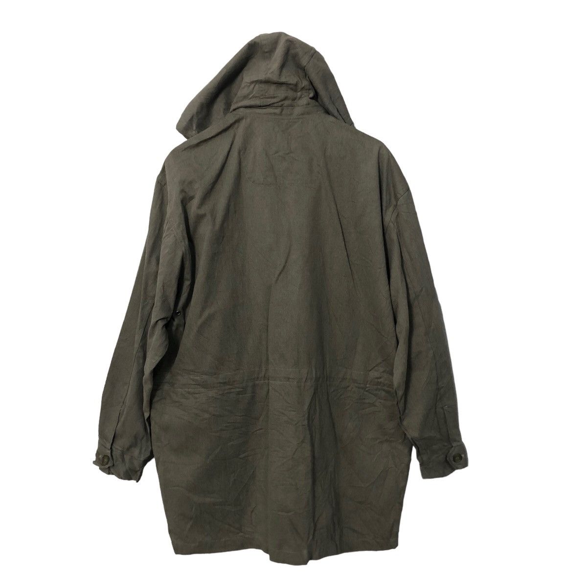Japanese Brand Vintage Midcoats International Zipper Hoodie Oversize Jacket Size US XXL / EU 58 / 5 - 5 Thumbnail