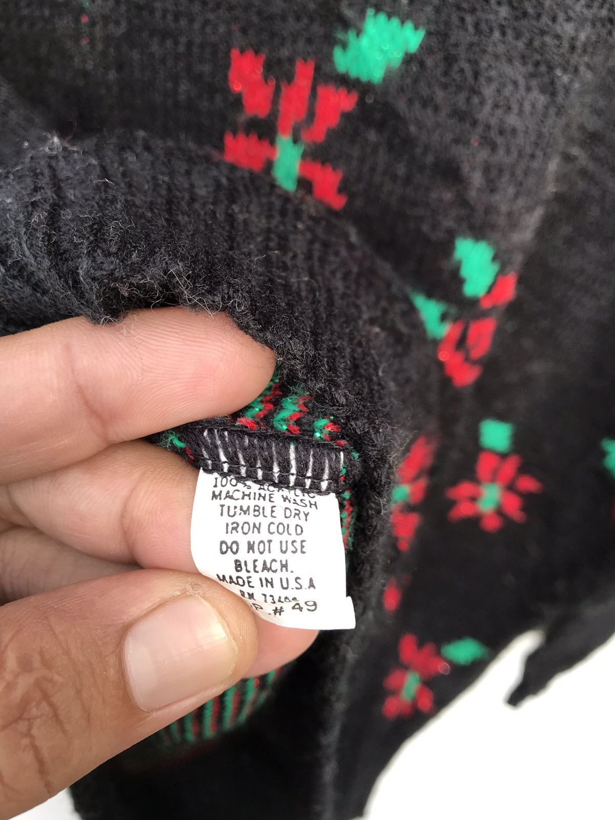 Vintage Vintage Flowers Knitwear Made in Usa Size US S / EU 44-46 / 1 - 5 Thumbnail