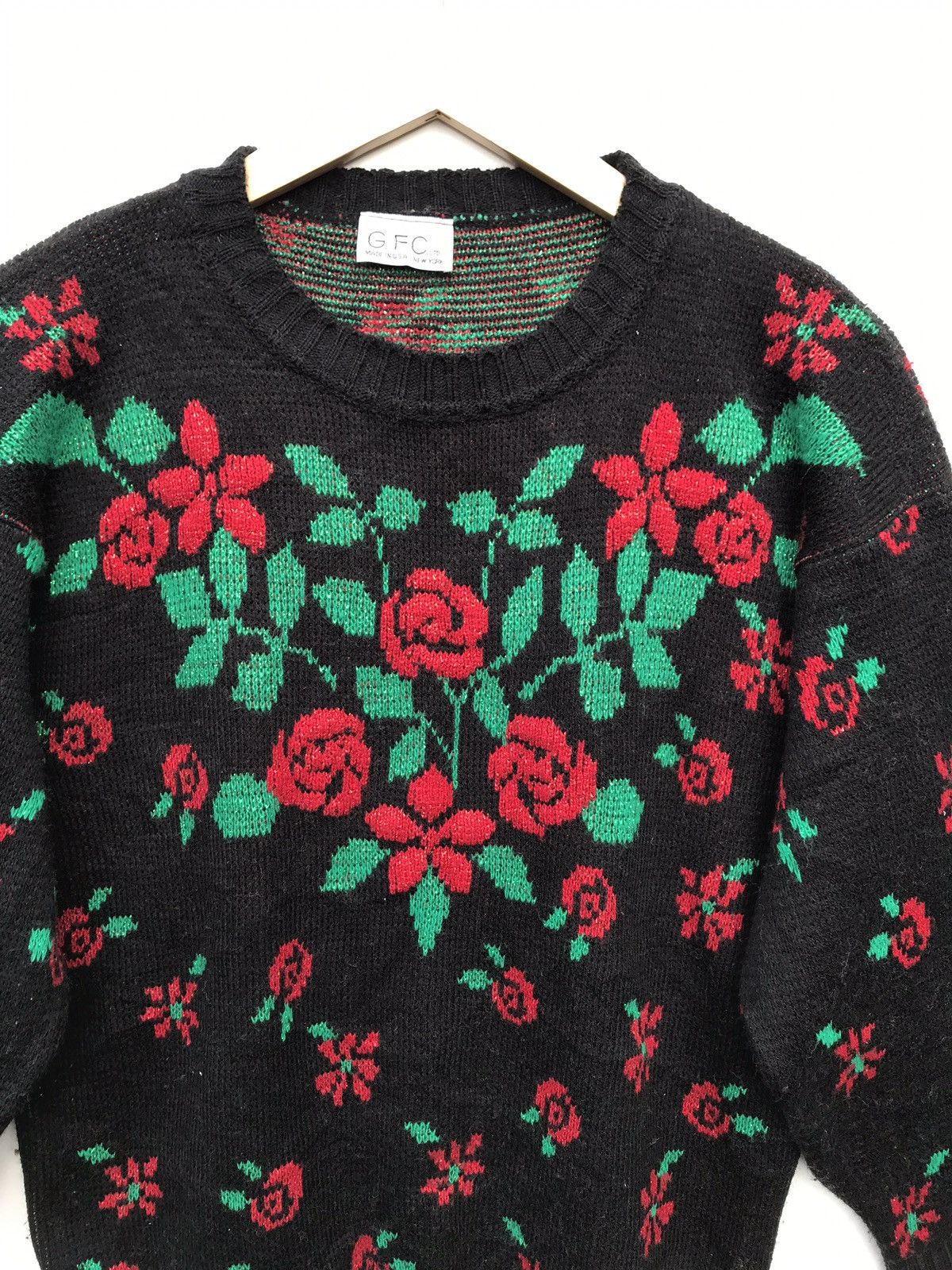Vintage Vintage Flowers Knitwear Made in Usa Size US S / EU 44-46 / 1 - 2 Thumbnail