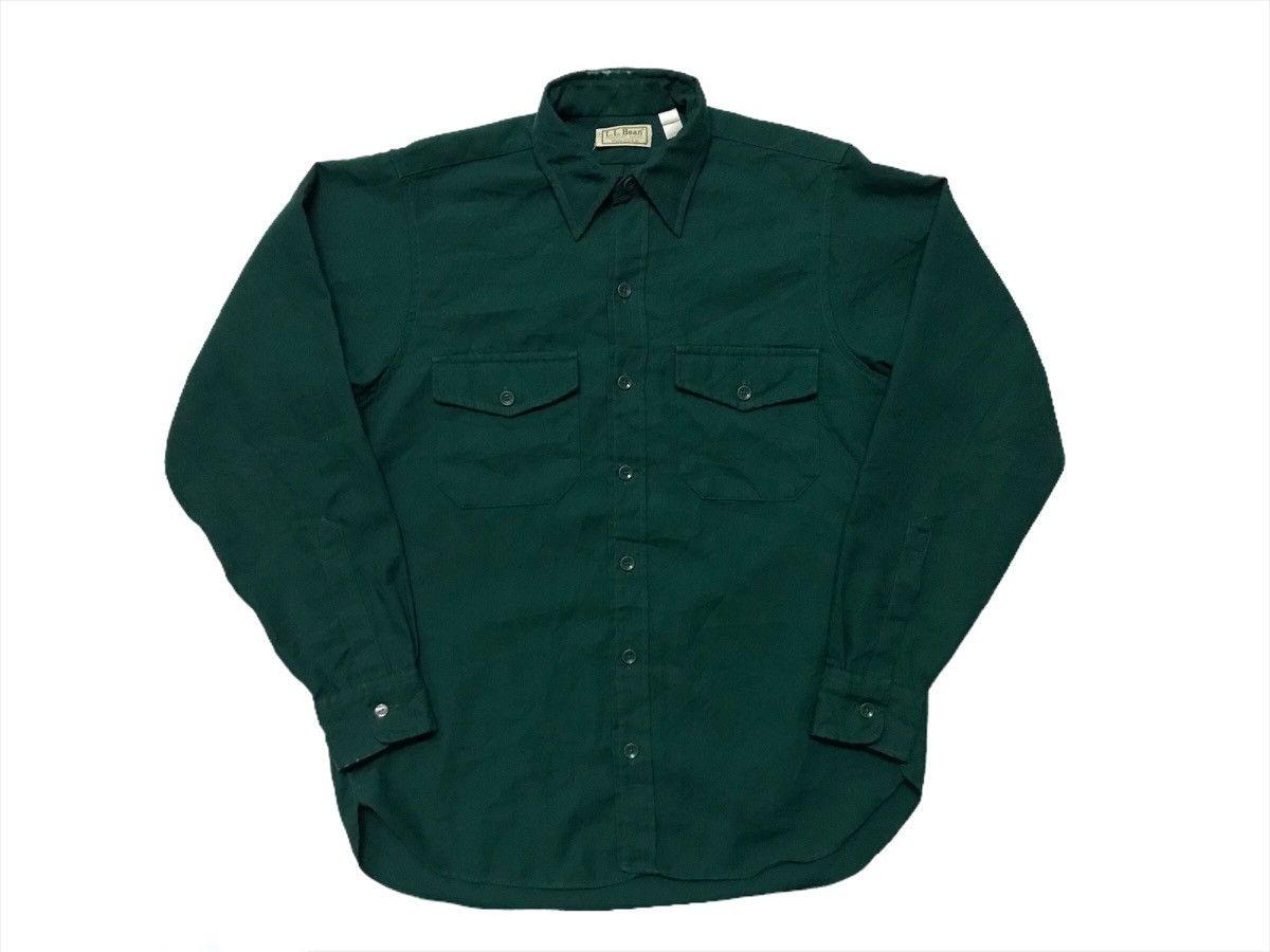 L.L. Bean ll bean dark green shirts Size US M / EU 48-50 / 2 - 1 Thumbnail