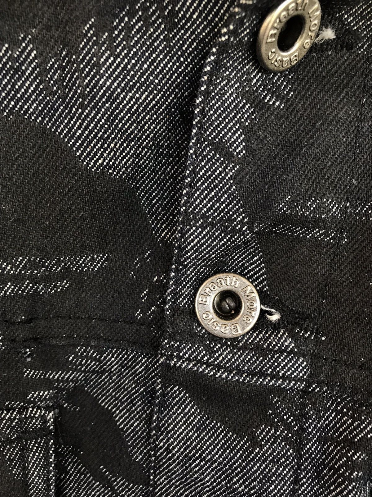 Japanese Brand Breath Camo Overprinted Japan Streetwear Denim Jacket Size US M / EU 48-50 / 2 - 4 Thumbnail