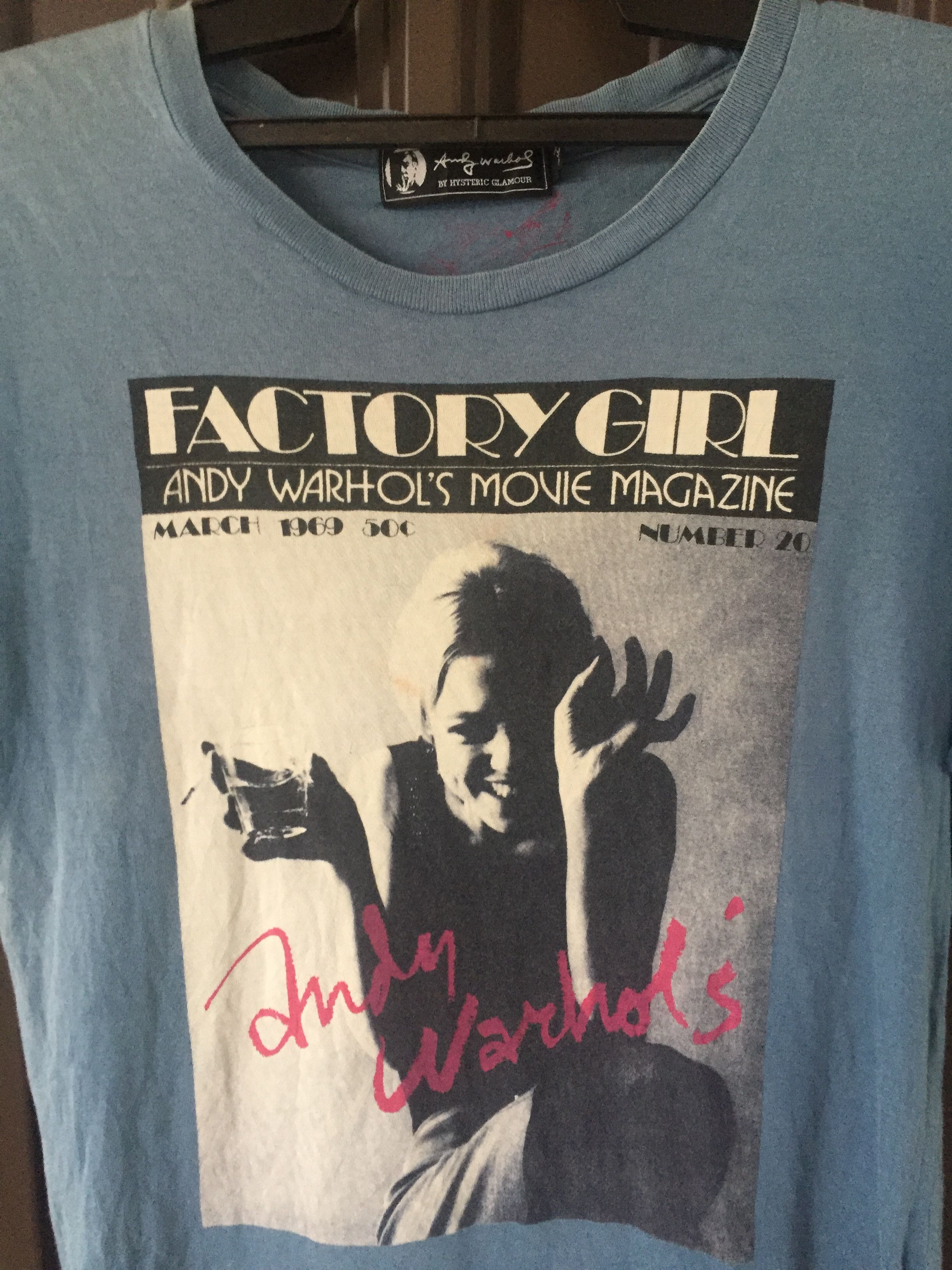 Andy Warhol × Hysteric Glamour 🔥Rare🔥Hysteric Glamour Andy Warhol Factory Girl Movie Tee Size US S / EU 44-46 / 1 - 2 Thumbnail