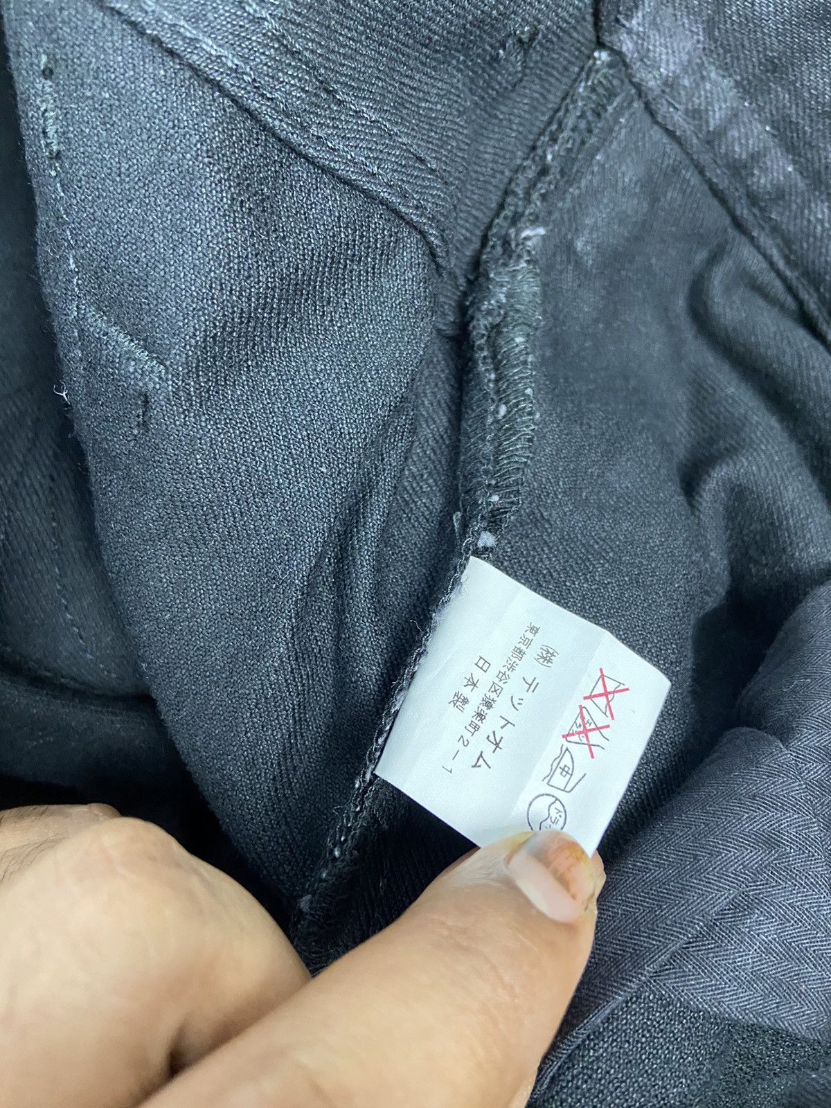 Issey Miyake × Japanese Brand × Tete Homme Kazutaka katoh Issey Miyake Tete Homme Denim Jeans Size US 38 / EU 54 - 11 Thumbnail