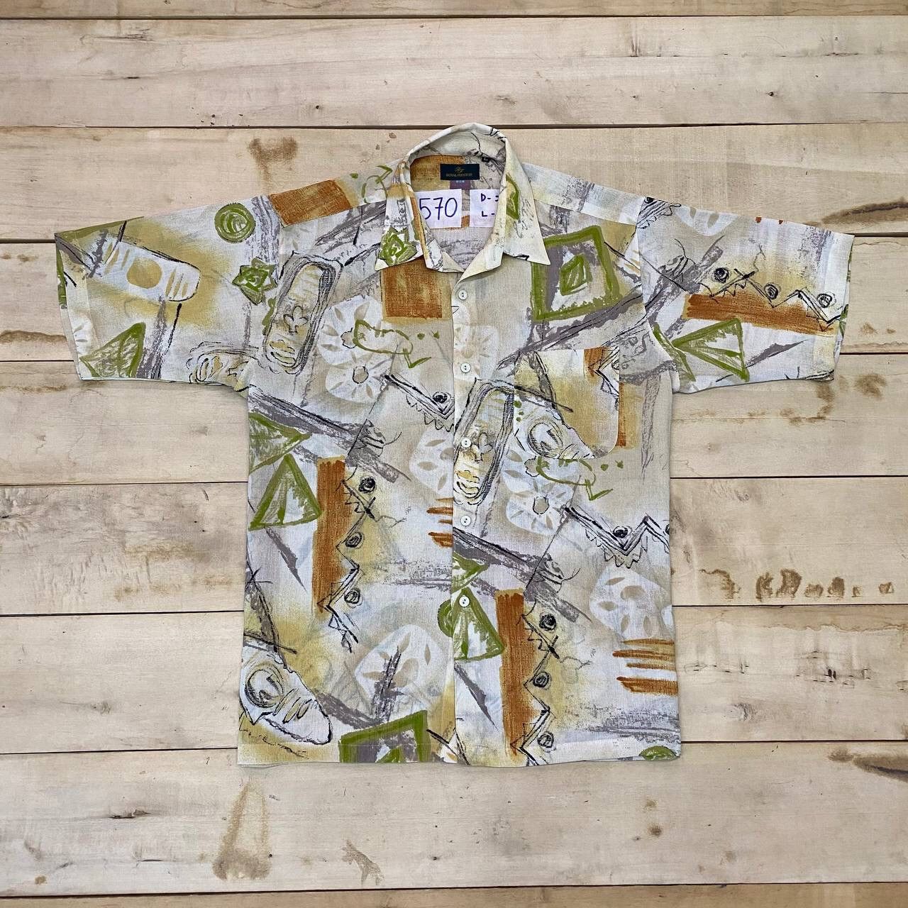 Vintage A570 VTG ART VAN GOGH STYLE SHIRTS Size US L / EU 52-54 / 3 - 1 Thumbnail