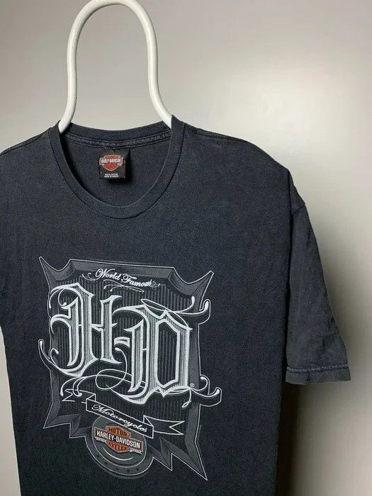 Harley Davidson Harley Davidson T-shirt L black vintage big logo reverse Size US L / EU 52-54 / 3 - 2 Thumbnail