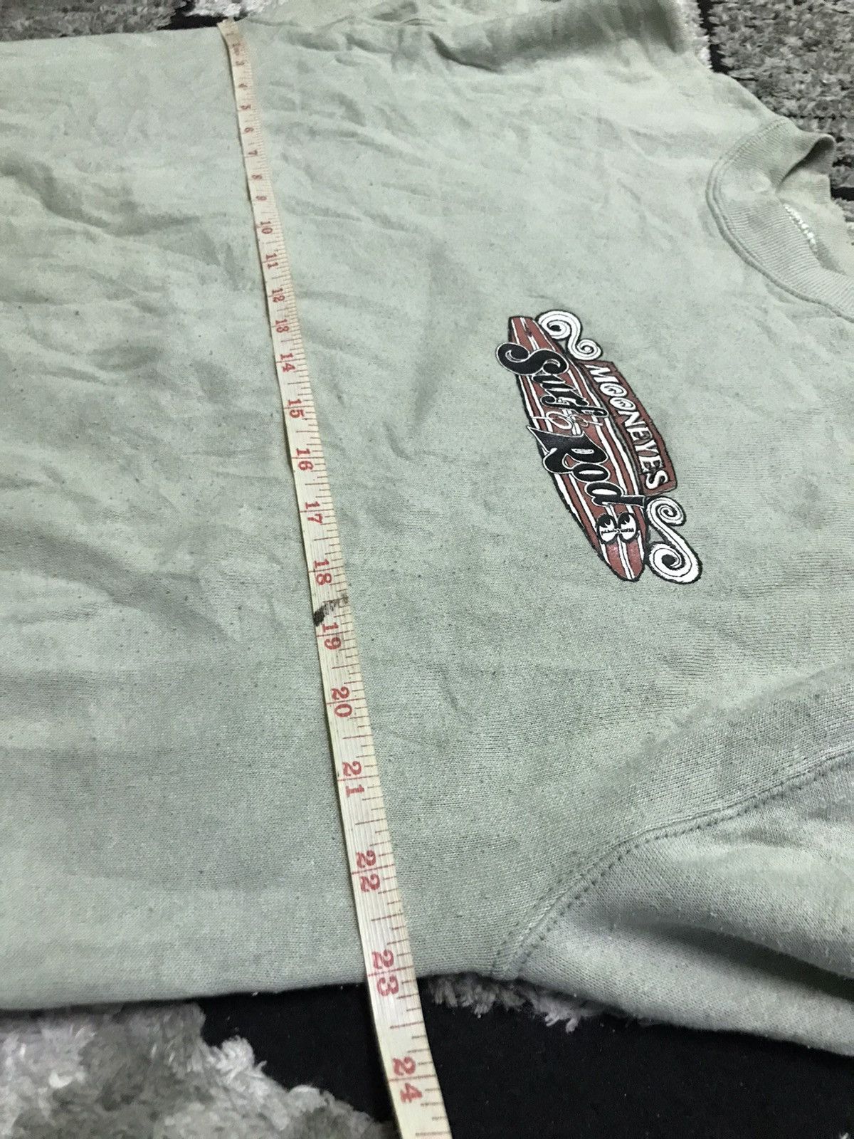 Vintage Vintage Mooneyes surf & rod sweatshirt Size US L / EU 52-54 / 3 - 4 Thumbnail