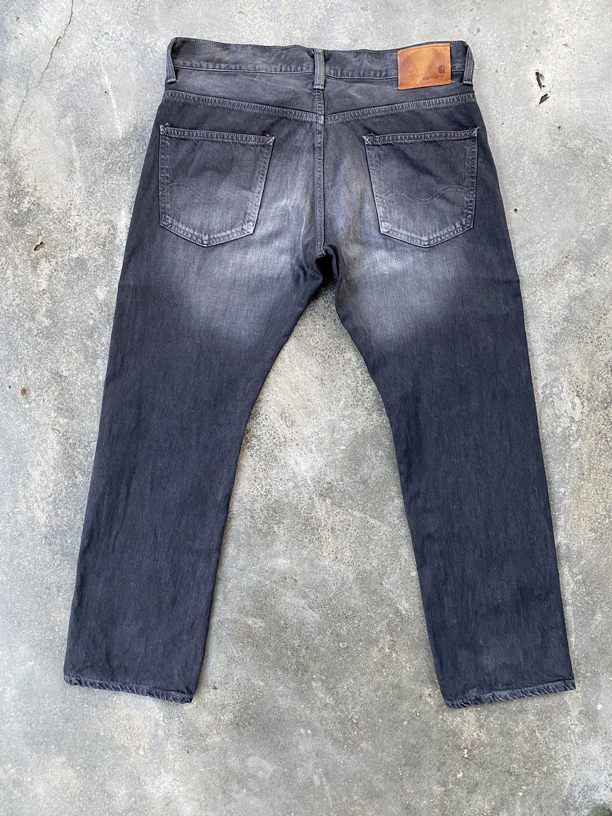 Carhartt Vintage Carhartt Sun Faded Distressed Denim Size US 37 - 2 Thumbnail