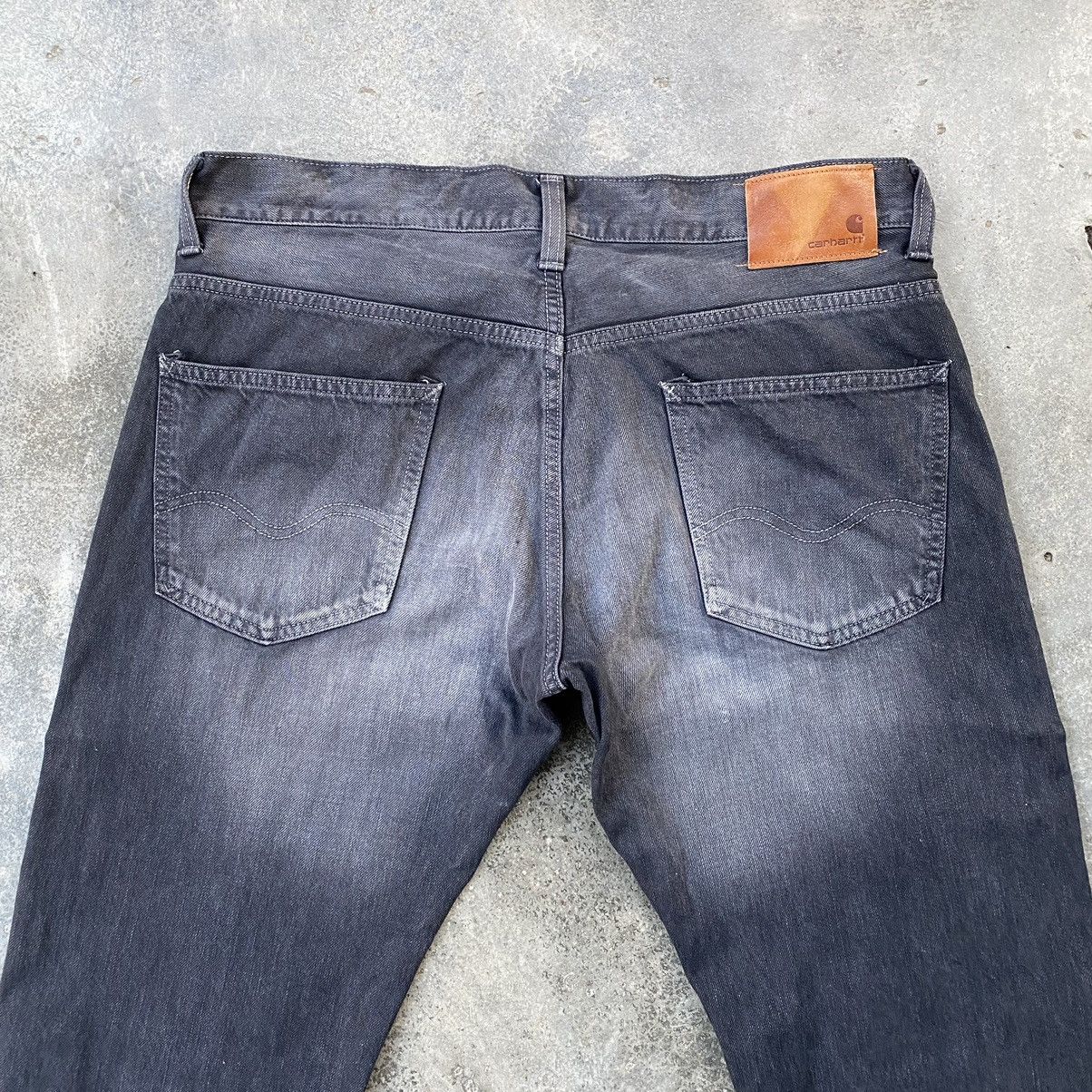 Carhartt Vintage Carhartt Sun Faded Distressed Denim Size US 37 - 9 Thumbnail