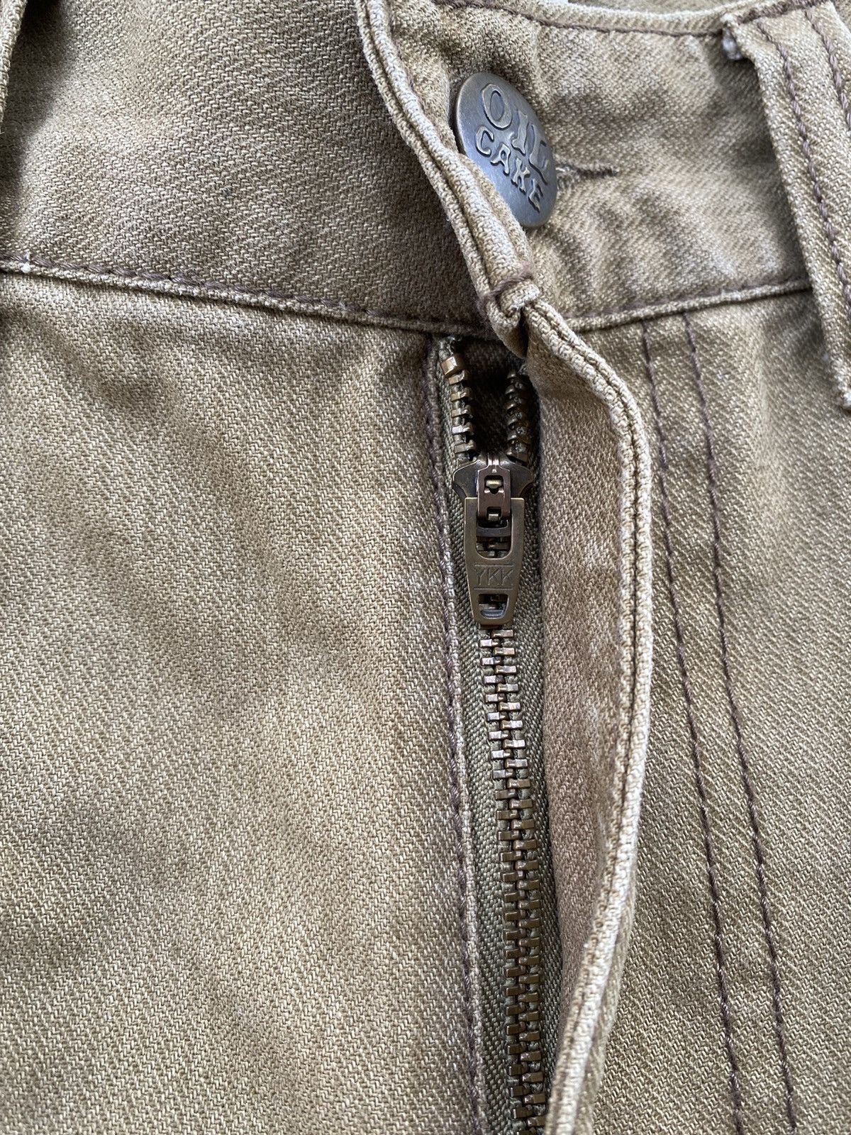 Japanese Brand Vintage Oil Cake Herringbone Faded Pants Size US 34 / EU 50 - 7 Thumbnail