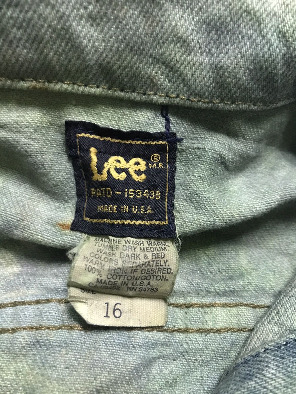 Lee Vintage Lee tye dye denim jacket Size US S / EU 44-46 / 1 - 5 Thumbnail