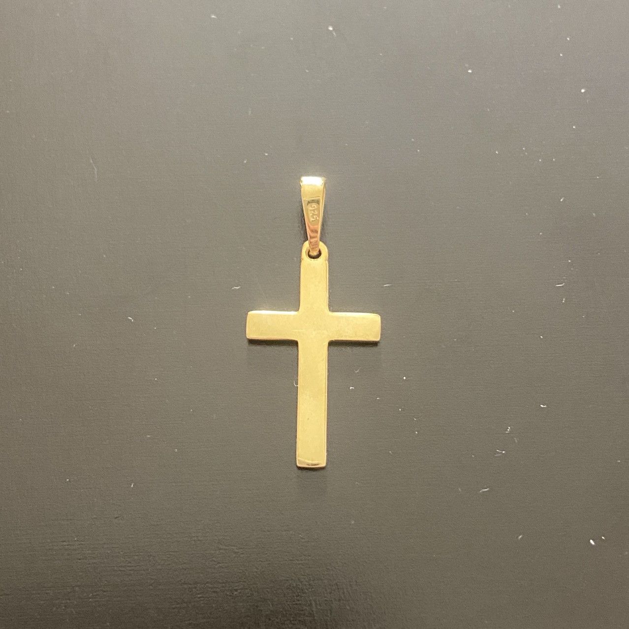 Other Gold Pendant 14k Gold Vermeil Cross Size ONE SIZE - 2 Thumbnail
