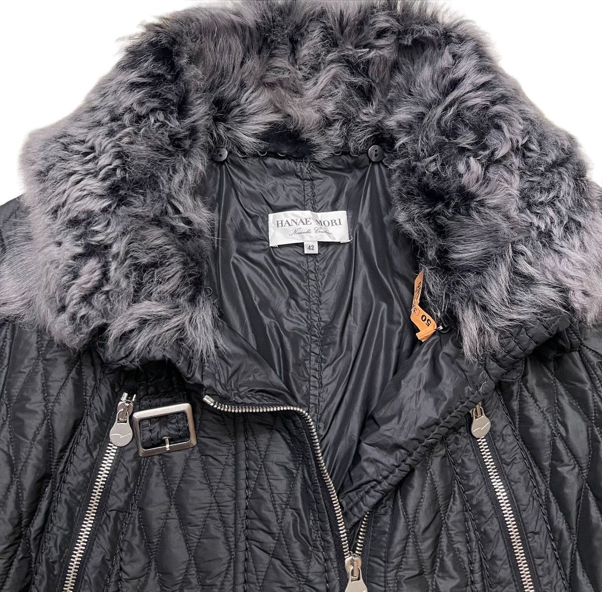 Hanae Mori Hanea Mori Faux Fur Parka Jacket Size M / US 6-8 / IT 42-44 - 7 Thumbnail
