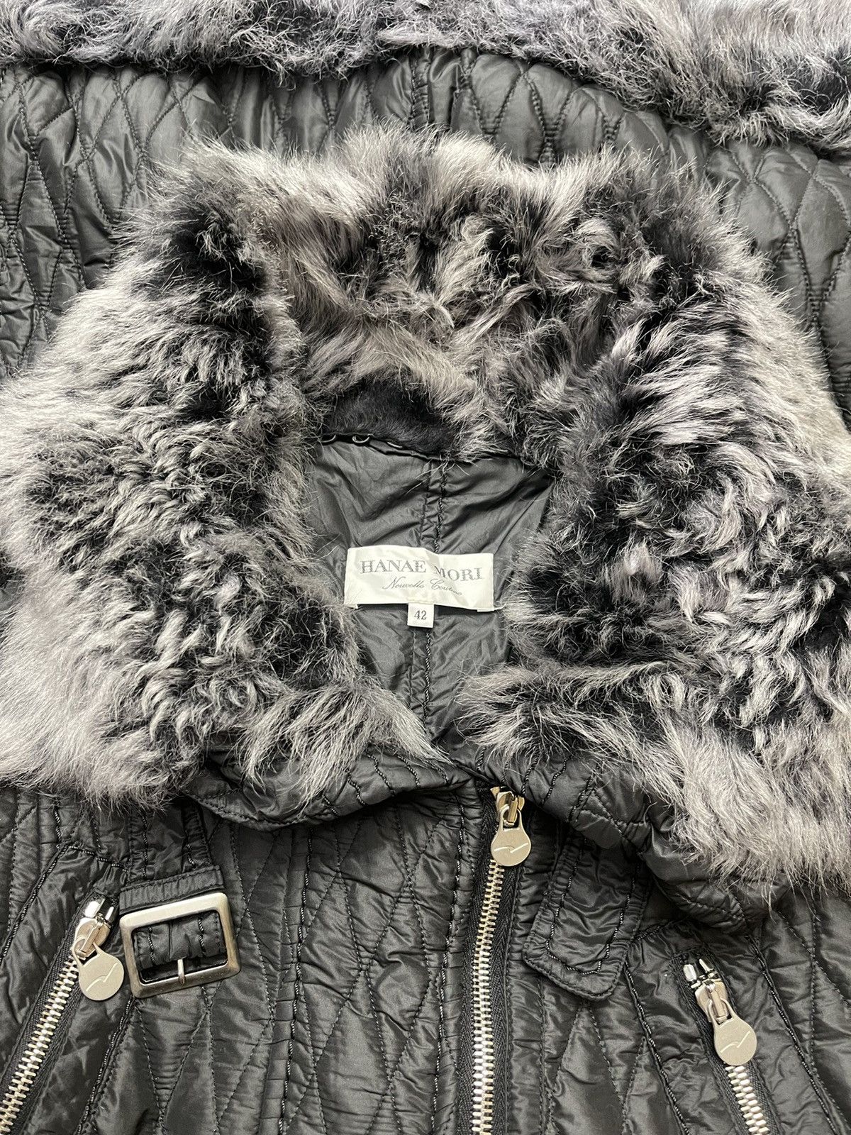Hanae Mori Hanea Mori Faux Fur Parka Jacket Size M / US 6-8 / IT 42-44 - 8 Thumbnail