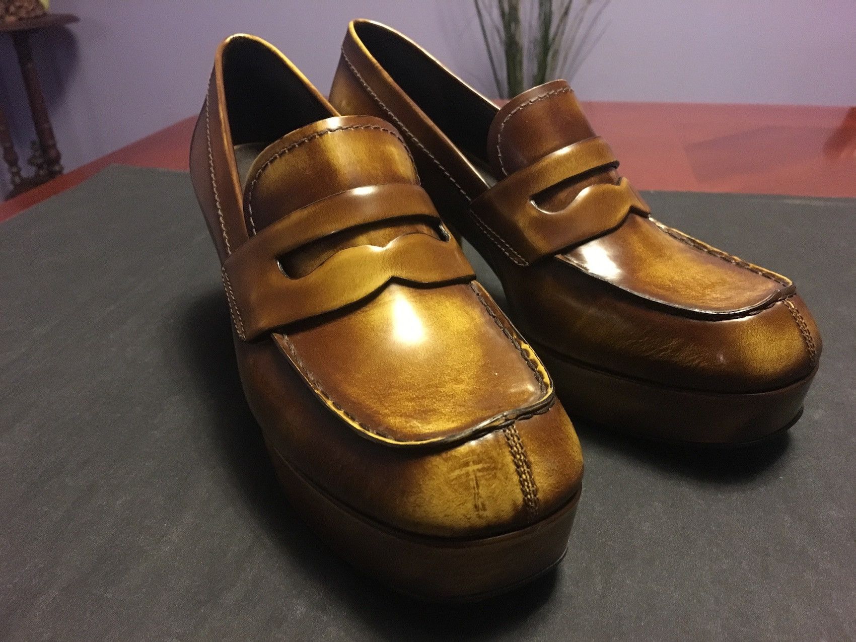 Prada SS'18 Penny Loafers Heeled Size US 10 / IT 40 - 1 Thumbnail