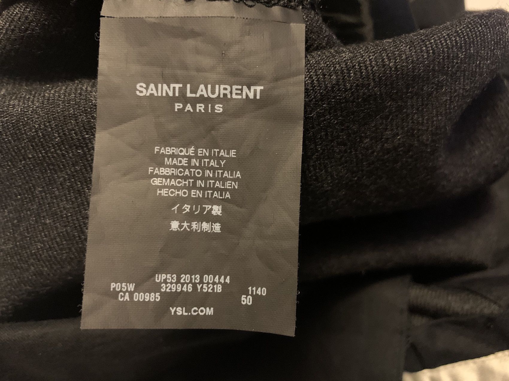 Hedi Slimane × Saint Laurent Paris FW'13 Pants Skinny w/Zipped Pockets Size US 31 - 10 Thumbnail