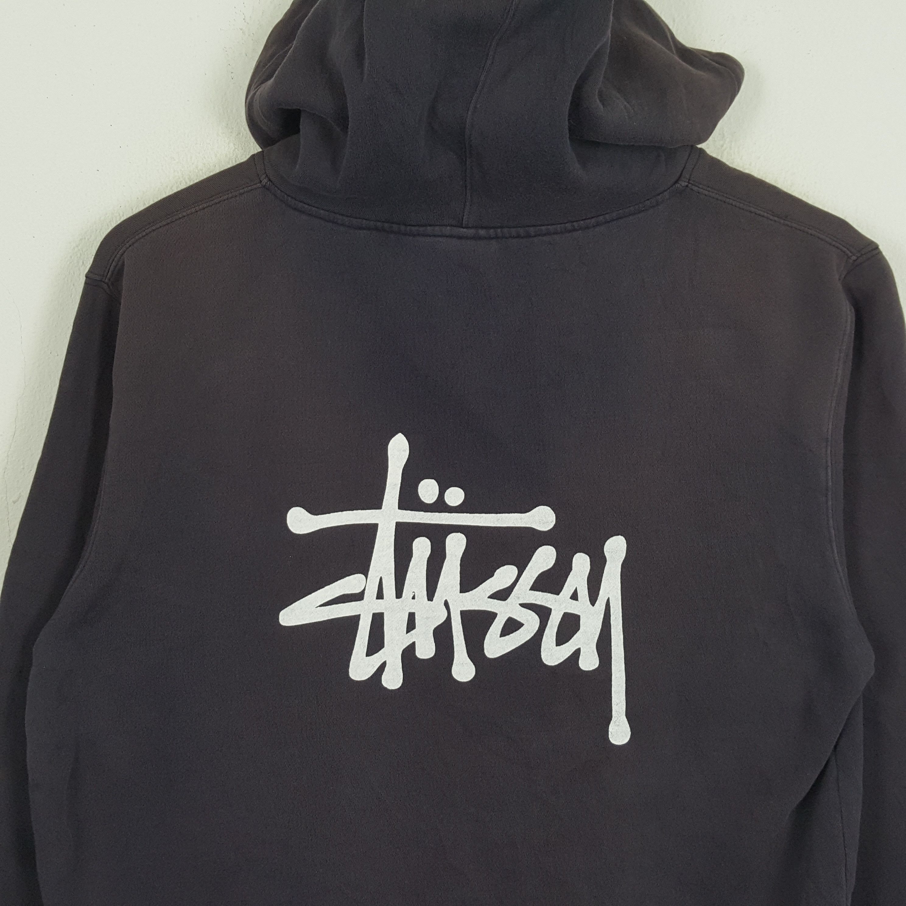 Stussy × Vintage Vintage STUSSY Streetwear Skateboard Hoodies Sweatshirts Size US XL / EU 56 / 4 - 2 Thumbnail
