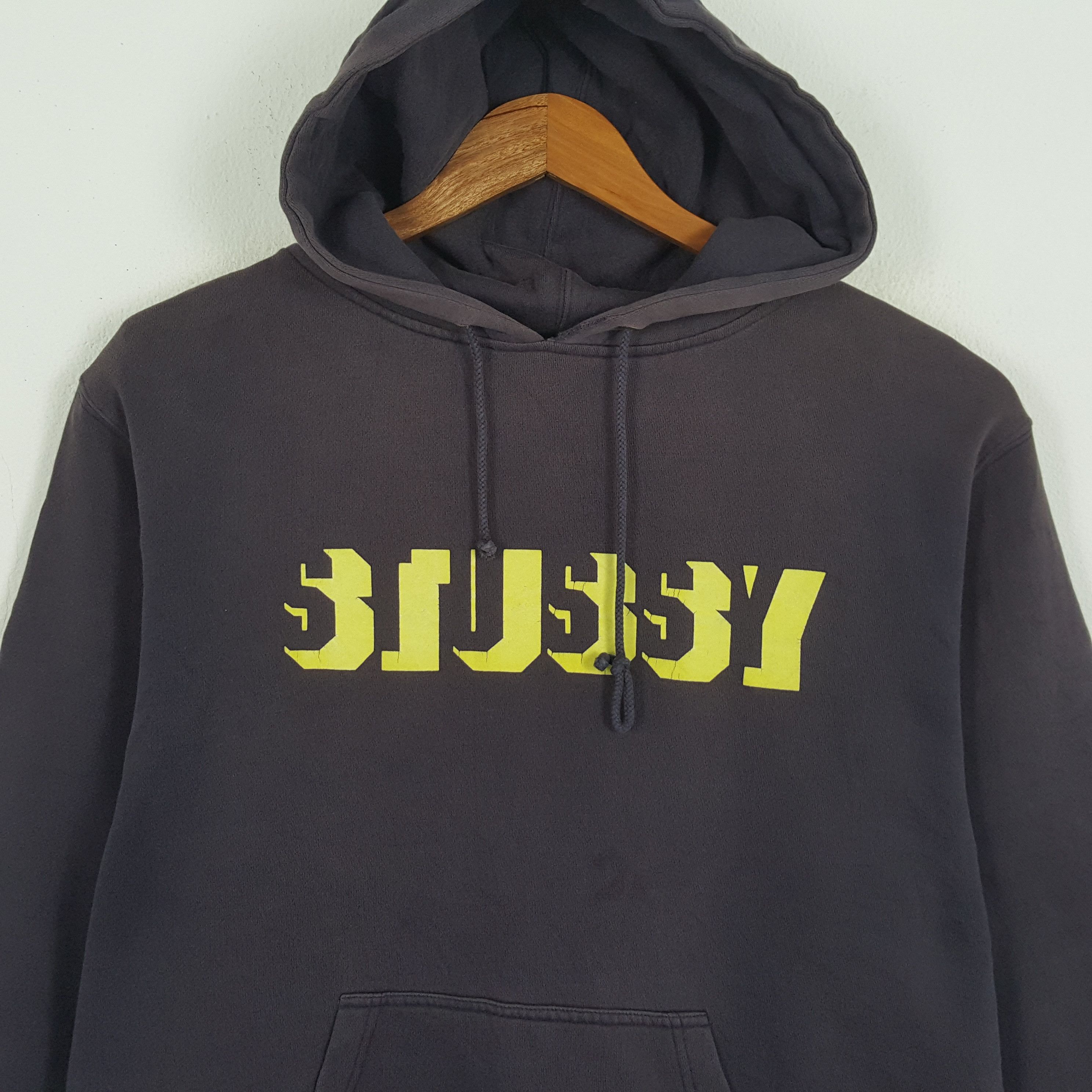 Stussy × Vintage Vintage STUSSY Streetwear Skateboard Hoodies Sweatshirts Size US XL / EU 56 / 4 - 4 Thumbnail
