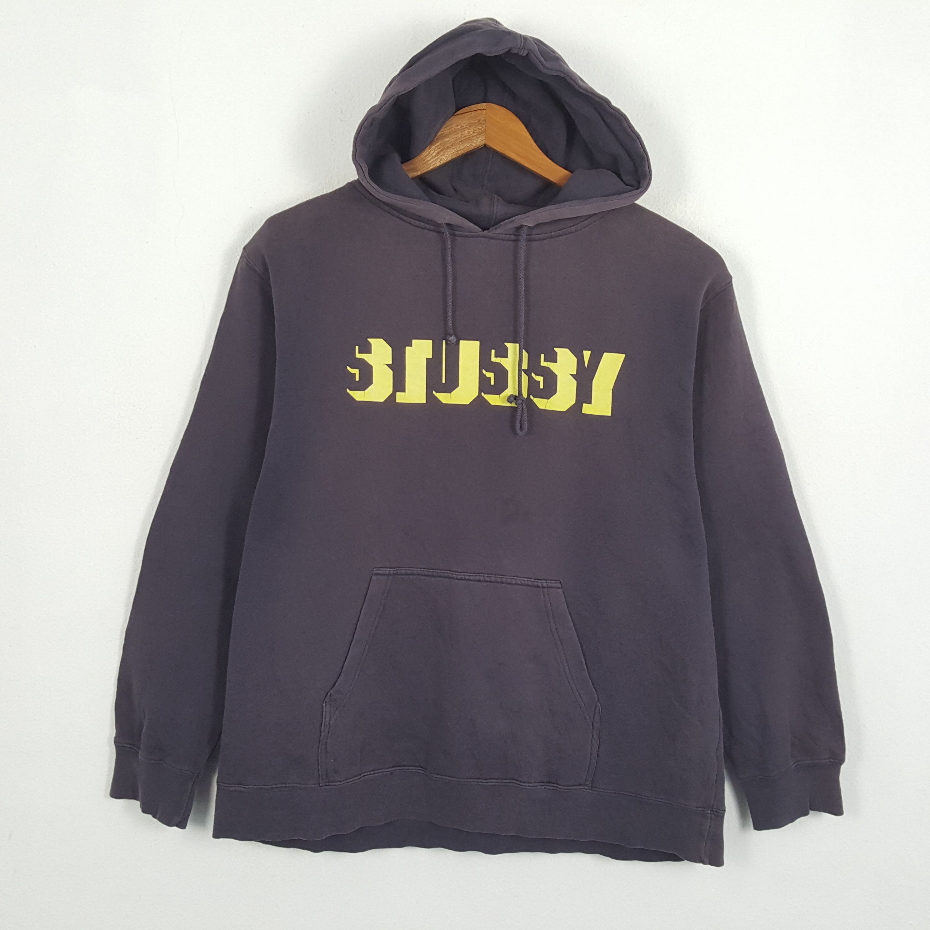 Stussy × Vintage Vintage STUSSY Streetwear Skateboard Hoodies Sweatshirts Size US XL / EU 56 / 4 - 3 Thumbnail