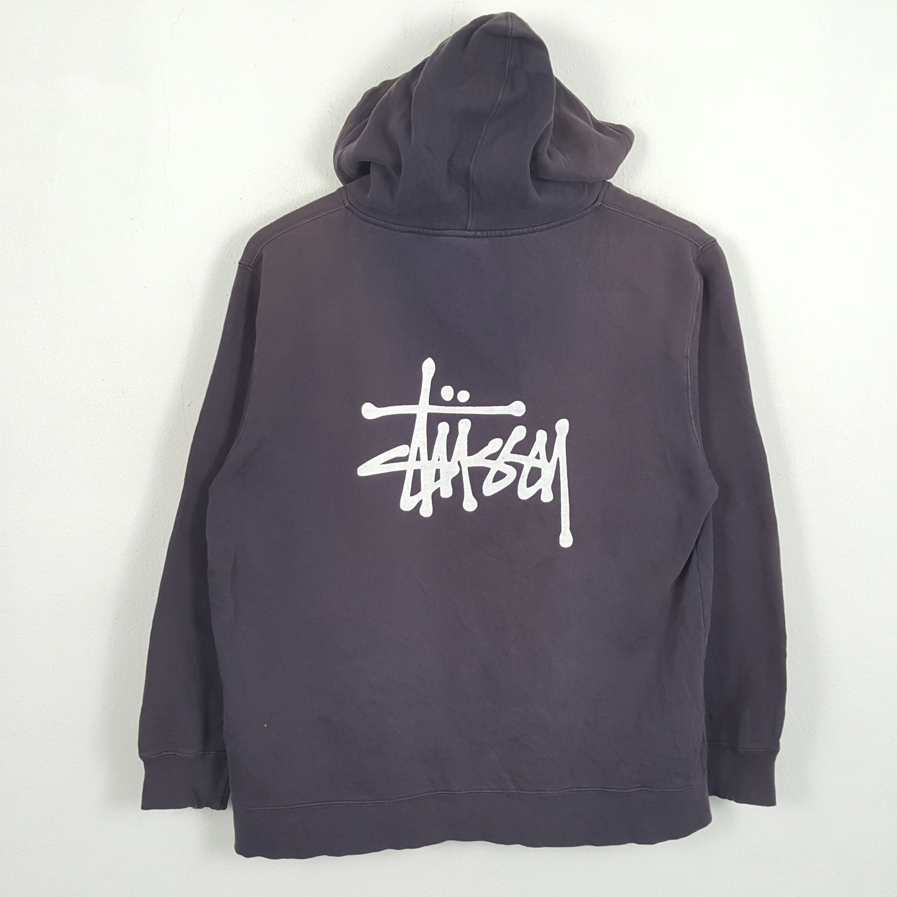 Stussy × Vintage Vintage STUSSY Streetwear Skateboard Hoodies Sweatshirts Size US XL / EU 56 / 4 - 1 Thumbnail