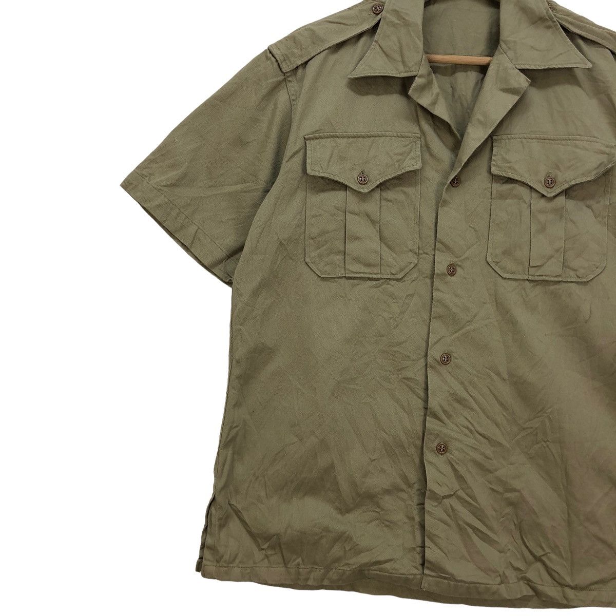 Vintage Vintage Army Shirt Button Up Size US M / EU 48-50 / 2 - 5 Thumbnail