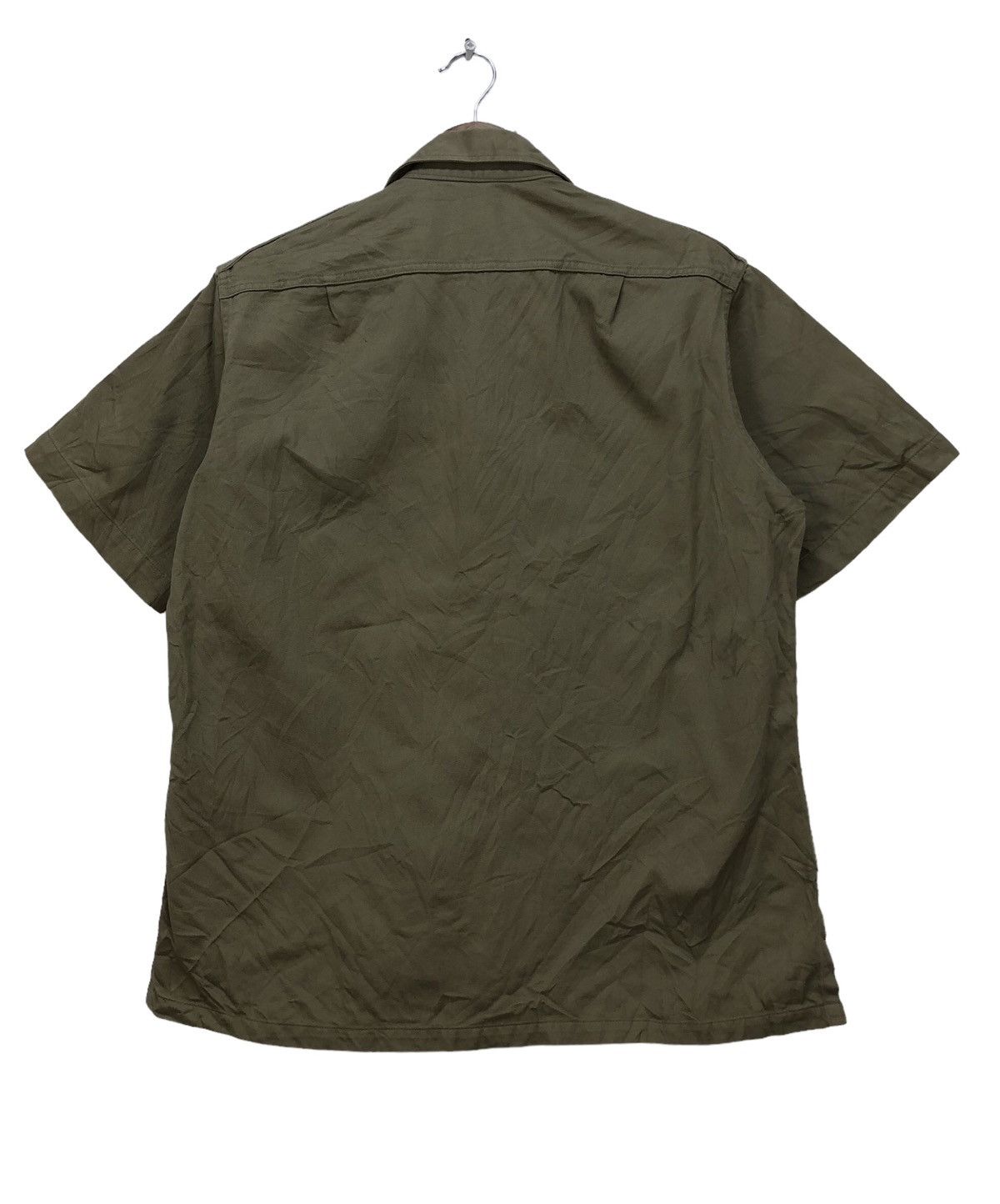 Vintage Vintage Army Shirt Button Up Size US M / EU 48-50 / 2 - 2 Thumbnail