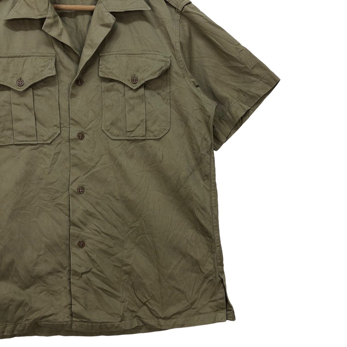 Vintage Vintage Army Shirt Button Up Size US M / EU 48-50 / 2 - 6 Thumbnail