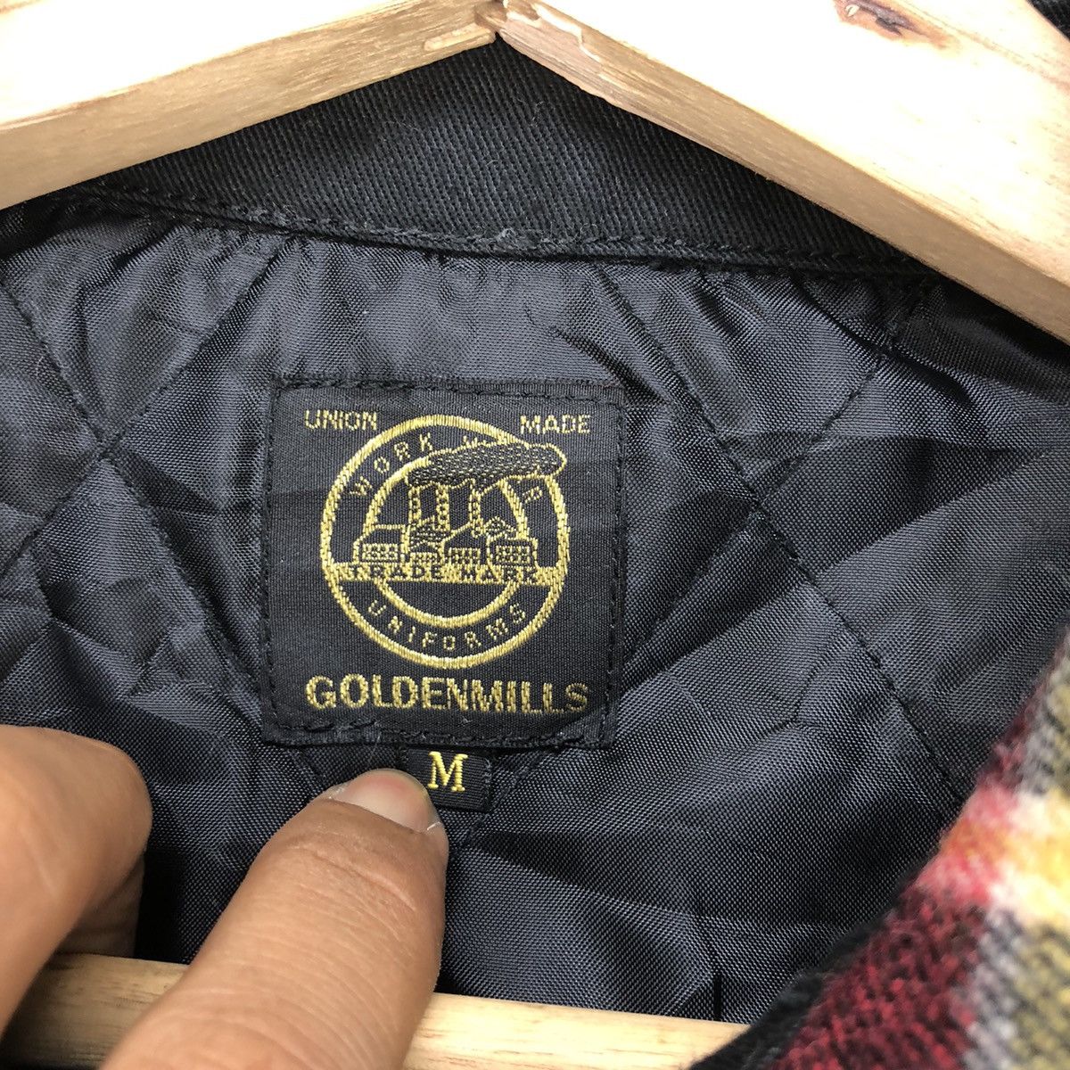 Vintage Vintage Goldenmills Plaid Tartan Jacket David Beckham Style Size US M / EU 48-50 / 2 - 9 Thumbnail
