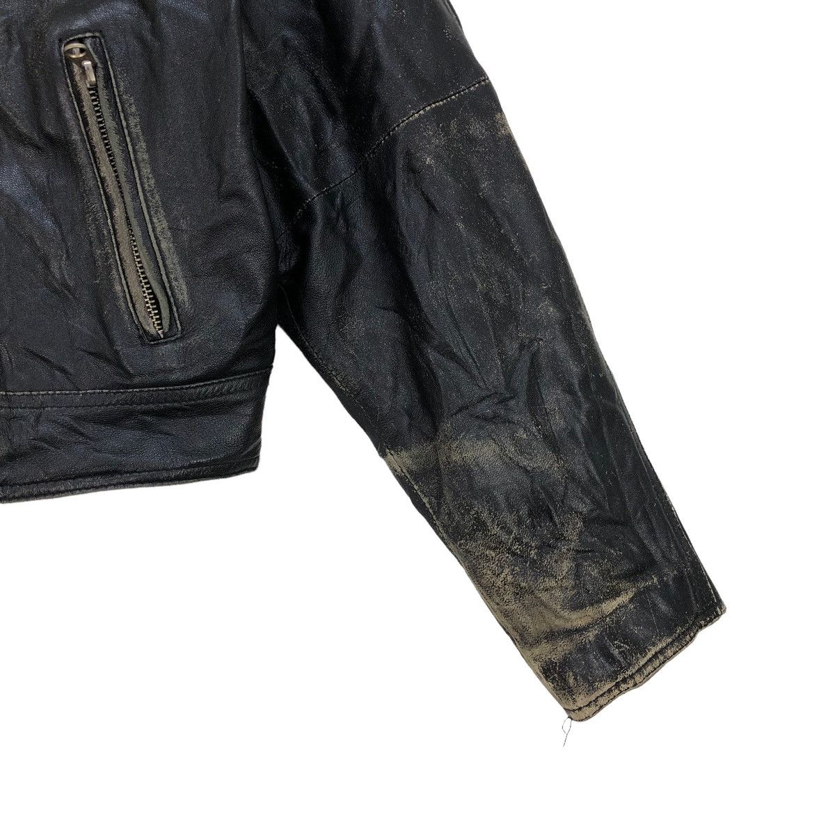 Vintage Vintage Mia Coma Leather Double Collar Lamb Skin Jacket Size S / US 4 / IT 40 - 7 Thumbnail