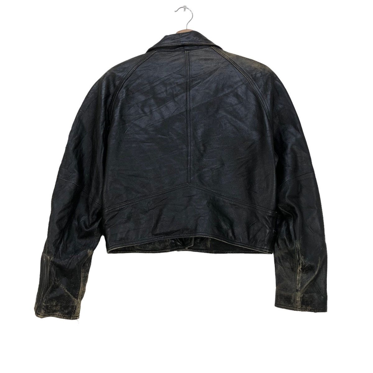 Vintage Vintage Mia Coma Leather Double Collar Lamb Skin Jacket Size S / US 4 / IT 40 - 2 Thumbnail
