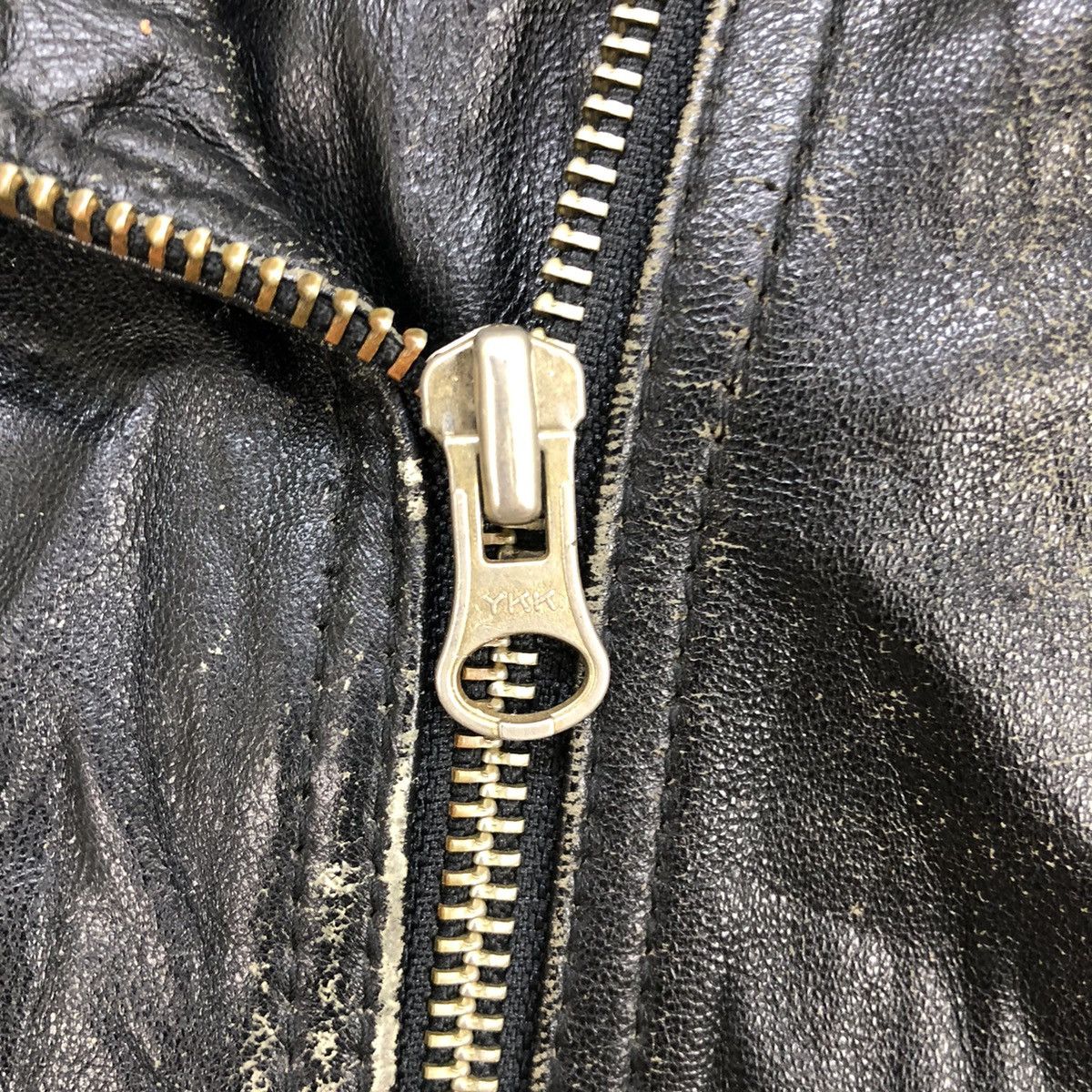 Vintage Vintage Mia Coma Leather Double Collar Lamb Skin Jacket Size S / US 4 / IT 40 - 13 Thumbnail
