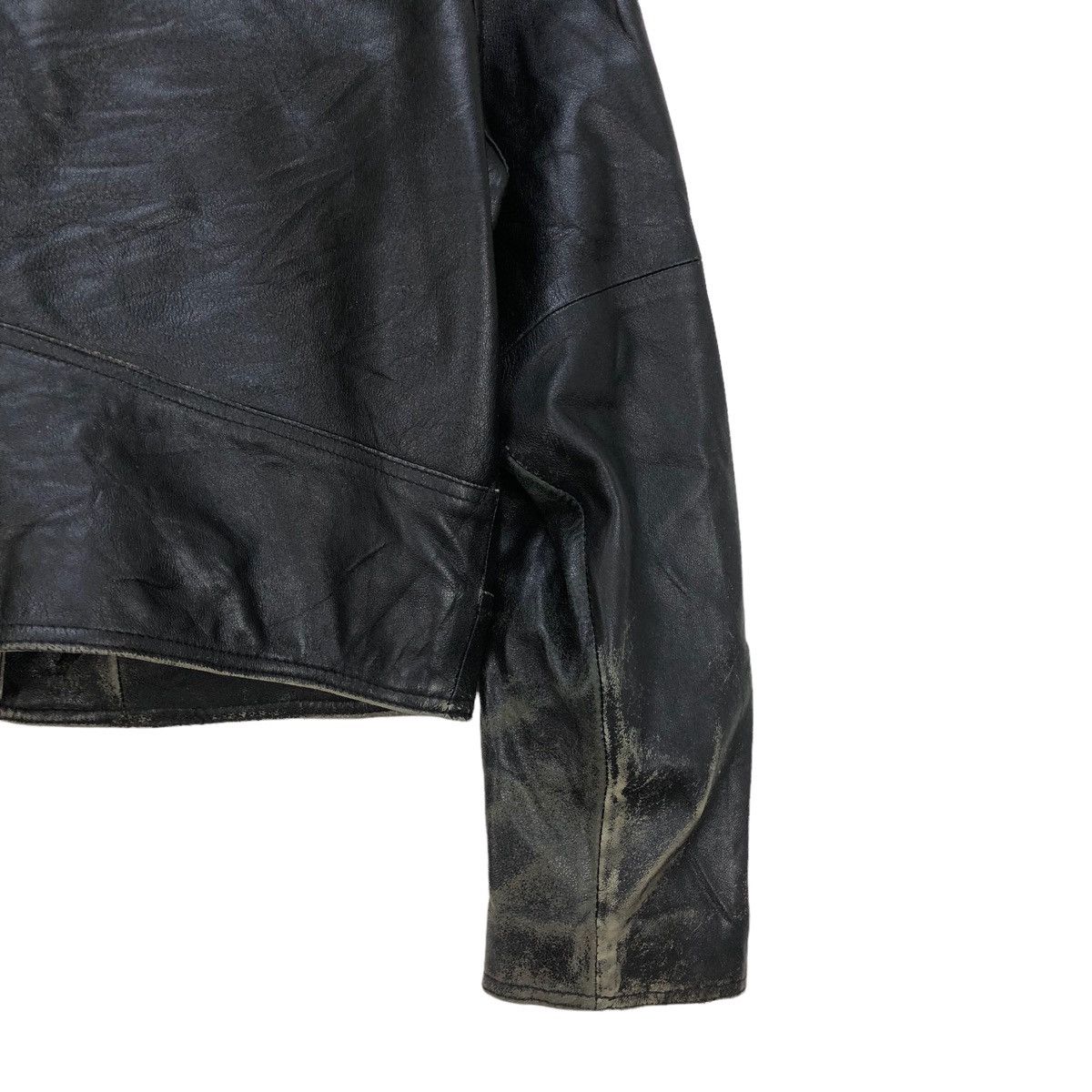 Vintage Vintage Mia Coma Leather Double Collar Lamb Skin Jacket Size S / US 4 / IT 40 - 11 Thumbnail