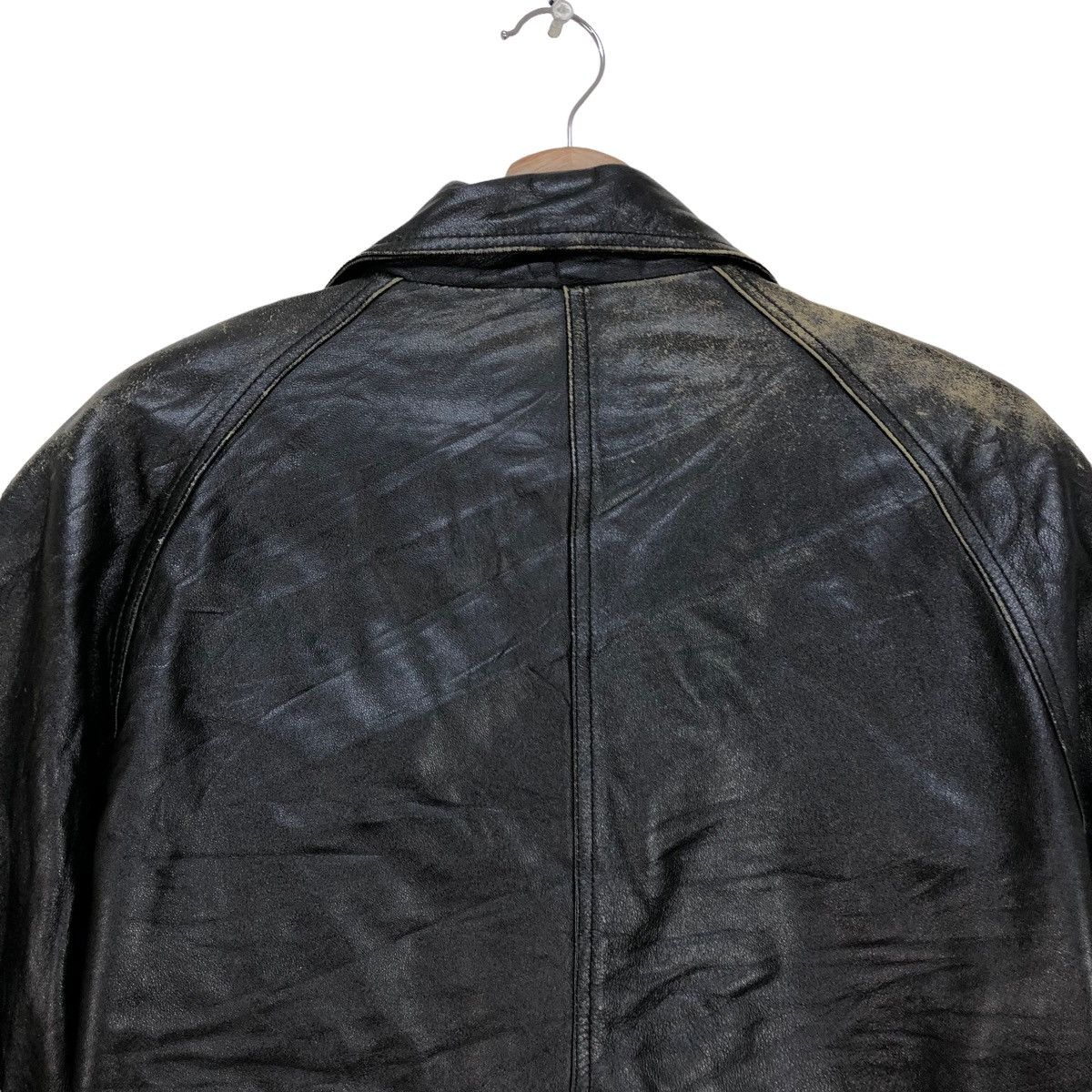 Vintage Vintage Mia Coma Leather Double Collar Lamb Skin Jacket Size S / US 4 / IT 40 - 9 Thumbnail