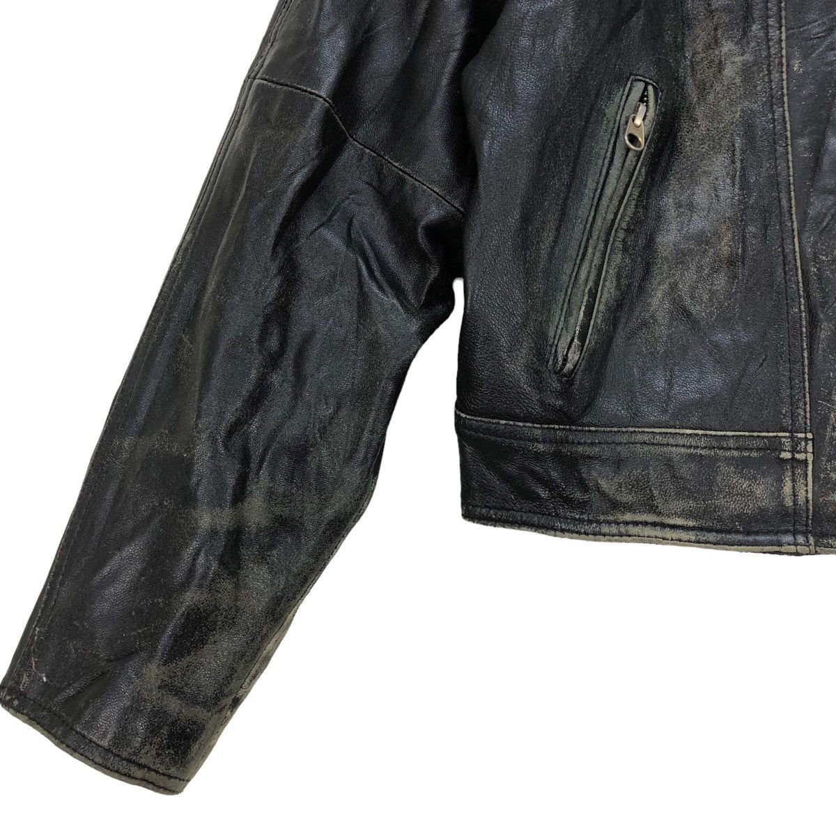 Vintage Vintage Mia Coma Leather Double Collar Lamb Skin Jacket Size S / US 4 / IT 40 - 6 Thumbnail