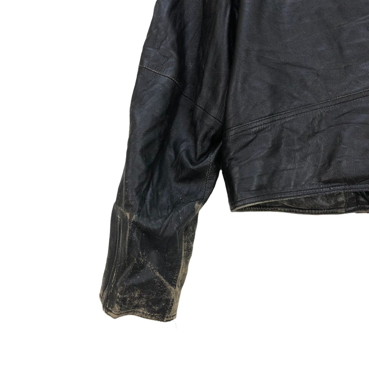 Vintage Vintage Mia Coma Leather Double Collar Lamb Skin Jacket Size S / US 4 / IT 40 - 10 Thumbnail