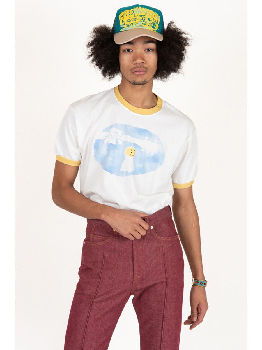 Kapital Kapital Teru Teru Woodstock Printed Ringer T-shirt Size US L / EU 52-54 / 3 - 4 Thumbnail