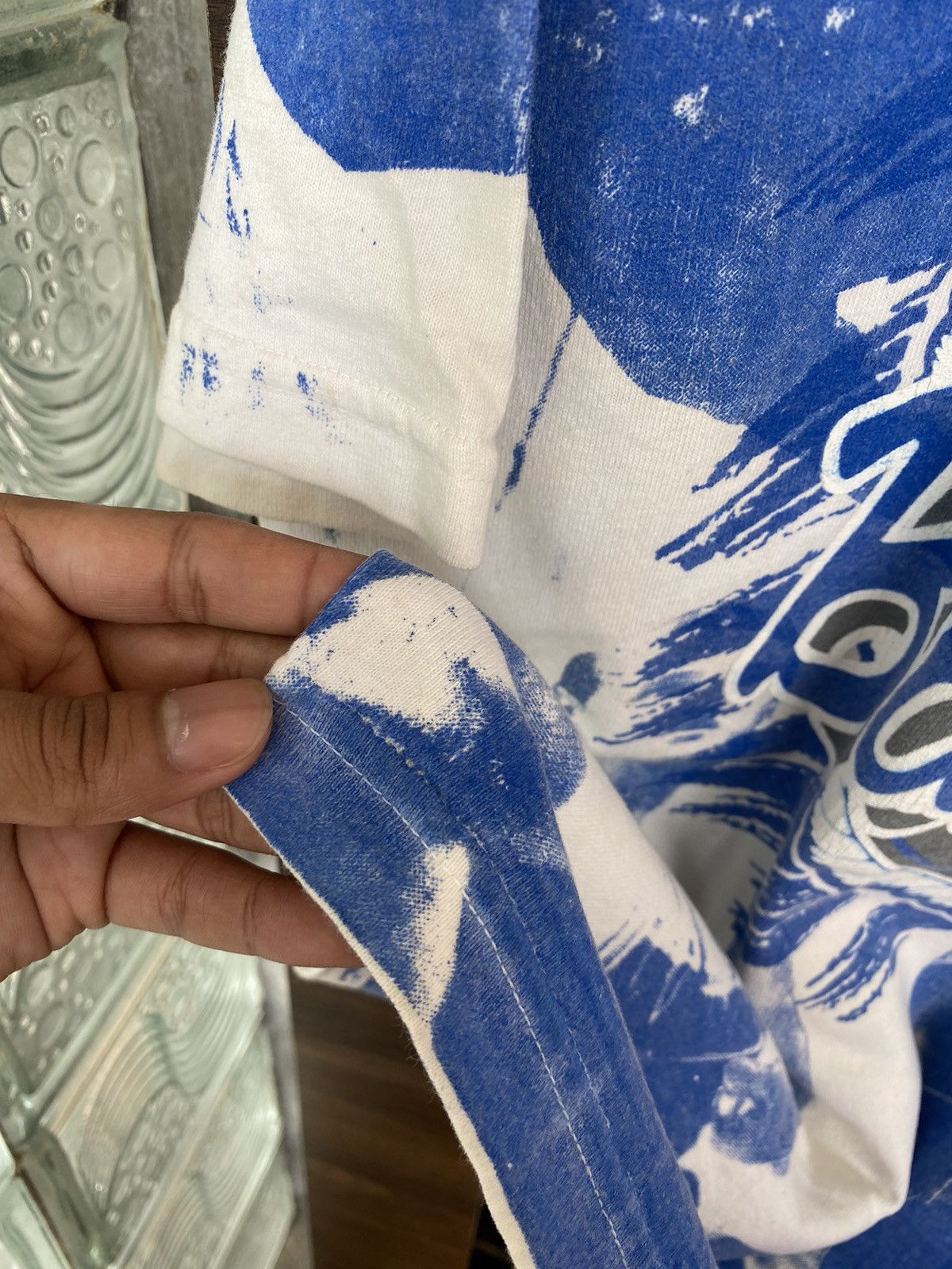 NBA × Rap Tees × Vintage Vintage Duke Blue Devils Overprint NBA Raptees GRAILS Size US XL / EU 56 / 4 - 4 Thumbnail