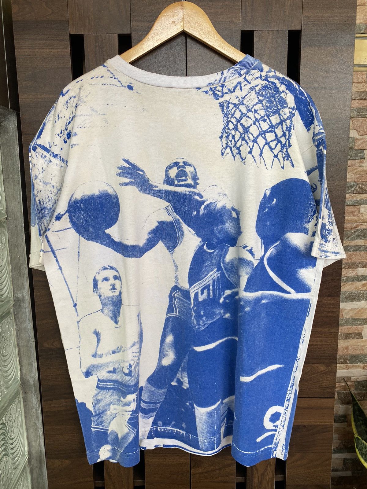 NBA × Rap Tees × Vintage Vintage Duke Blue Devils Overprint NBA Raptees GRAILS Size US XL / EU 56 / 4 - 2 Thumbnail