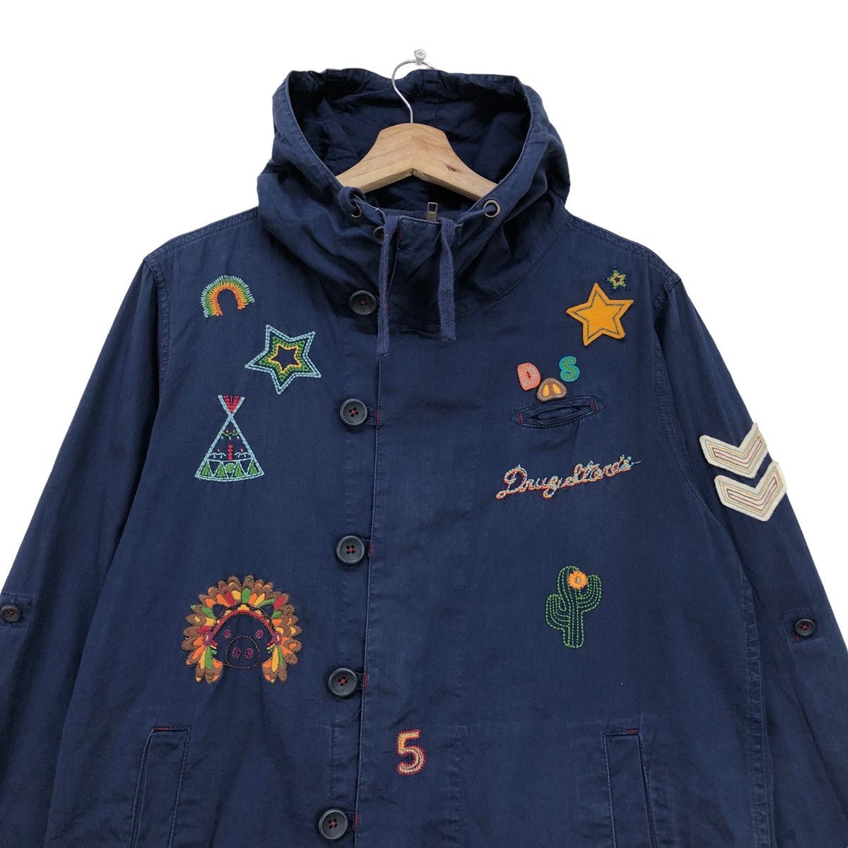 45rpm 🔥Kapital Inspired Drug Store Embroidery Hooded jacket Size US M / EU 48-50 / 2 - 3 Thumbnail