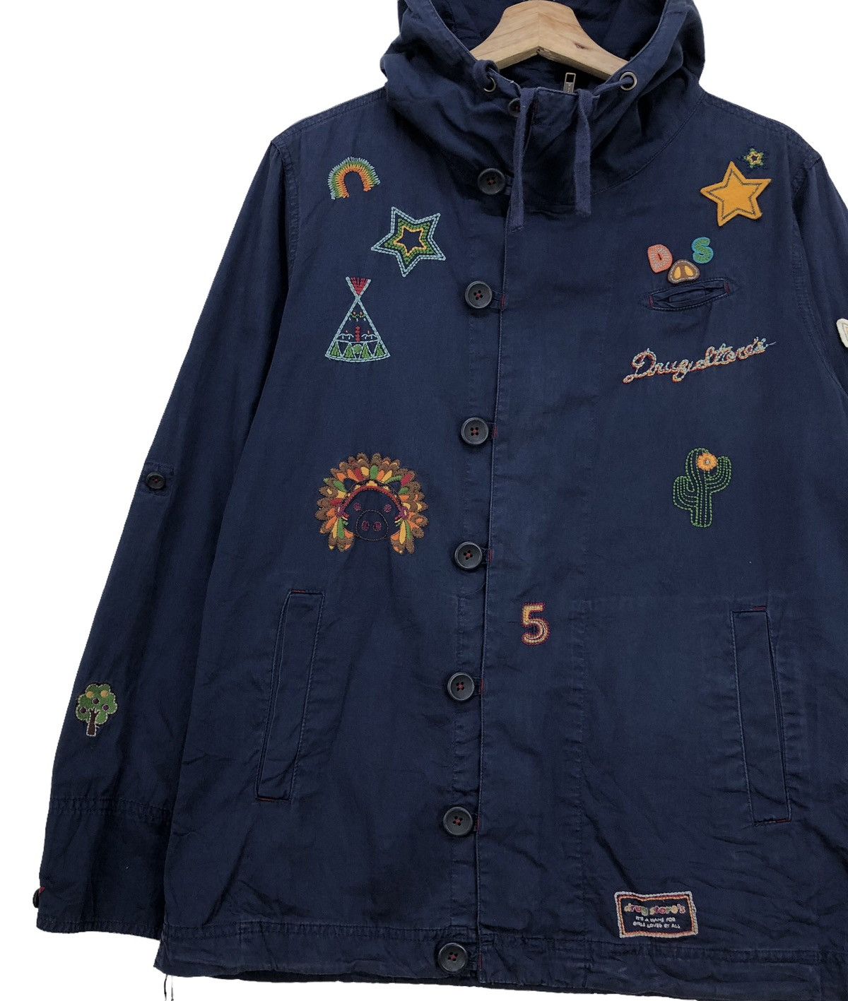 45rpm 🔥Kapital Inspired Drug Store Embroidery Hooded jacket Size US M / EU 48-50 / 2 - 4 Thumbnail
