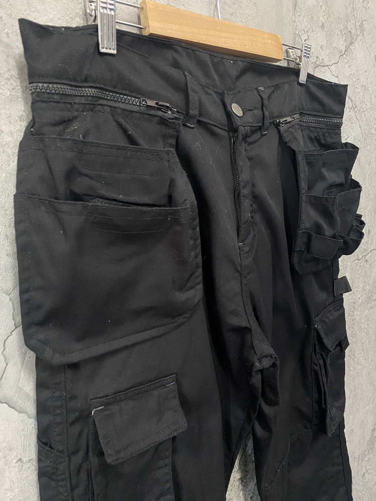 Japanese Brand × Vintage Vintage Tactical Carpenter Utility Multi Pocket Cargo Pants Size US 34 / EU 50 - 7 Thumbnail