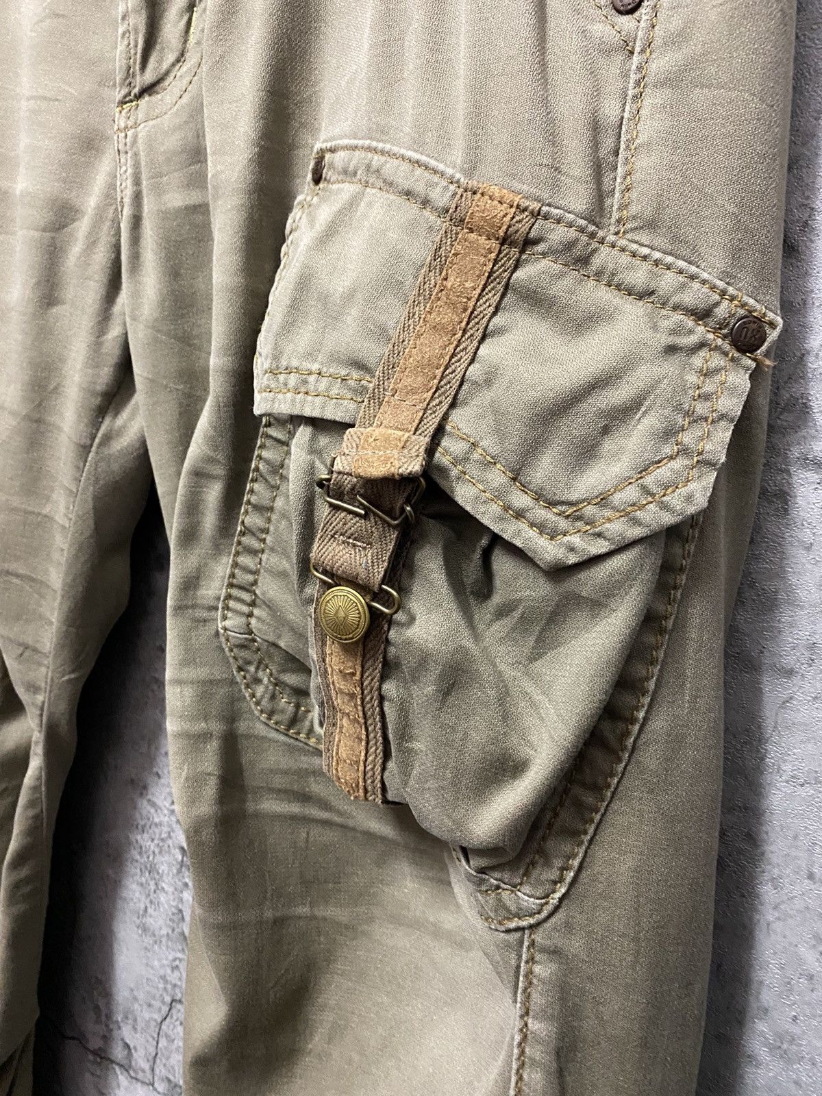 Edwin × Japanese Brand Vintage Edwin Japan Cargo Tactical Bush Parachute Pants Size US 33 - 10 Thumbnail