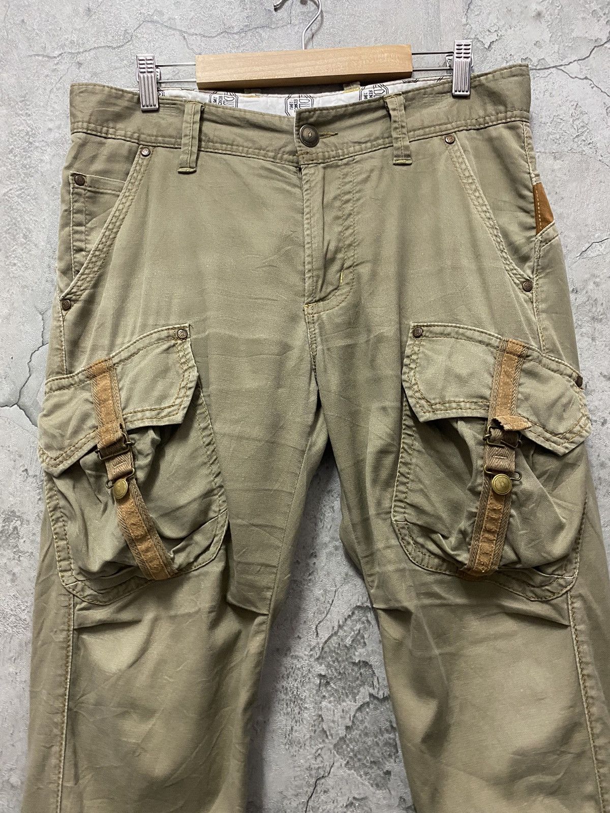 Edwin × Japanese Brand Vintage Edwin Japan Cargo Tactical Bush Parachute Pants Size US 33 - 5 Thumbnail