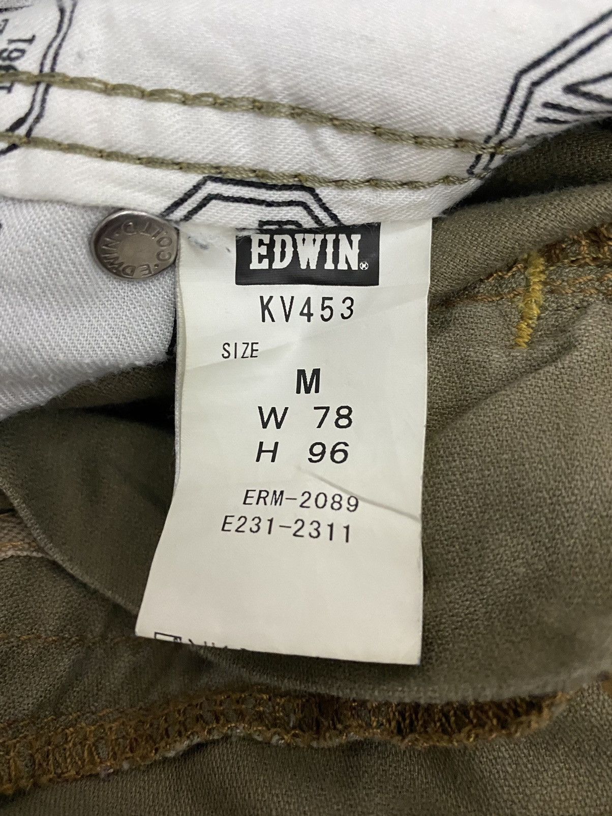 Edwin × Japanese Brand Vintage Edwin Japan Cargo Tactical Bush Parachute Pants Size US 33 - 16 Thumbnail