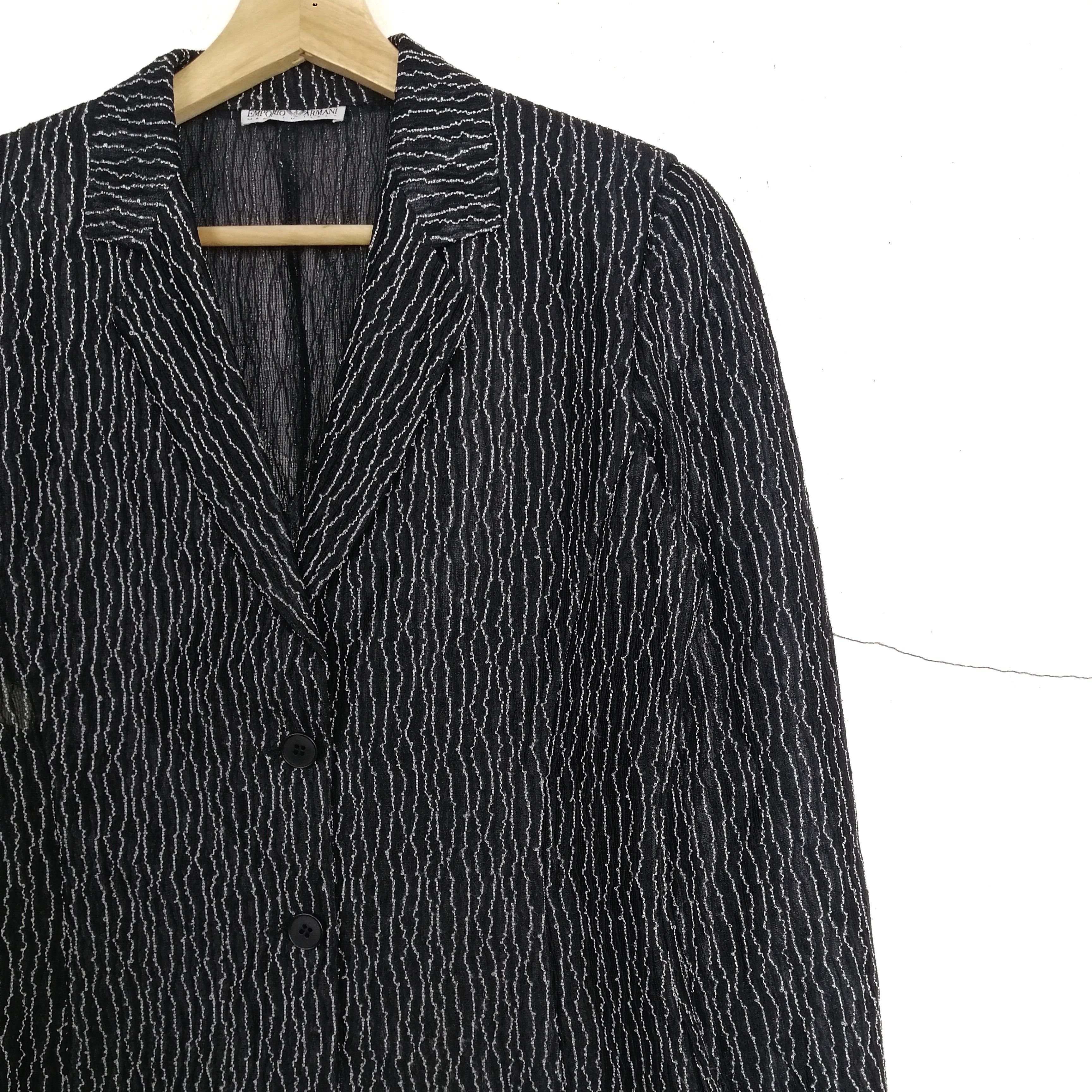 Emporio Armani 🔥Vintage Emporio Armani Antinea SRL thin party jacket Size US S / EU 44-46 / 1 - 2 Thumbnail