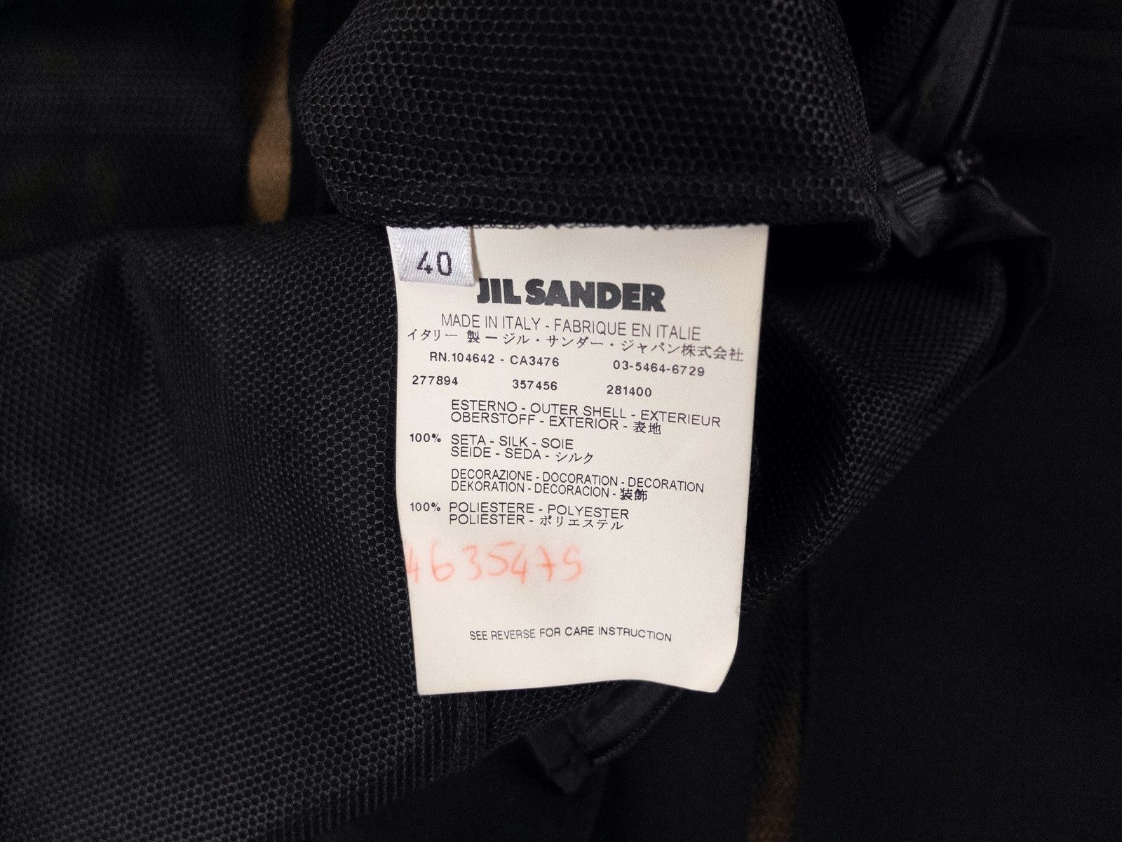 Jil Sander JIL SANDER lightweight panelled black silk mini skirt 8 40 Size 32" / US 10 / IT 46 - 8 Thumbnail