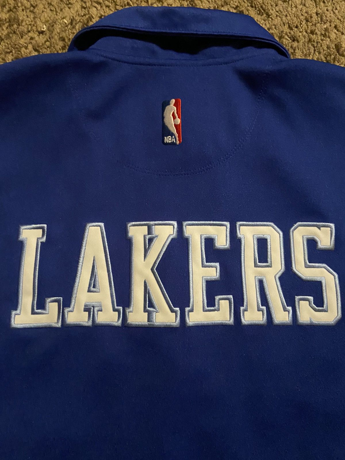 NBA × Nike × Vintage NIKE NBA MPLS LA LAKERS SHOOTING WARM UP SHIRT KOBE Size US L / EU 52-54 / 3 - 5 Thumbnail