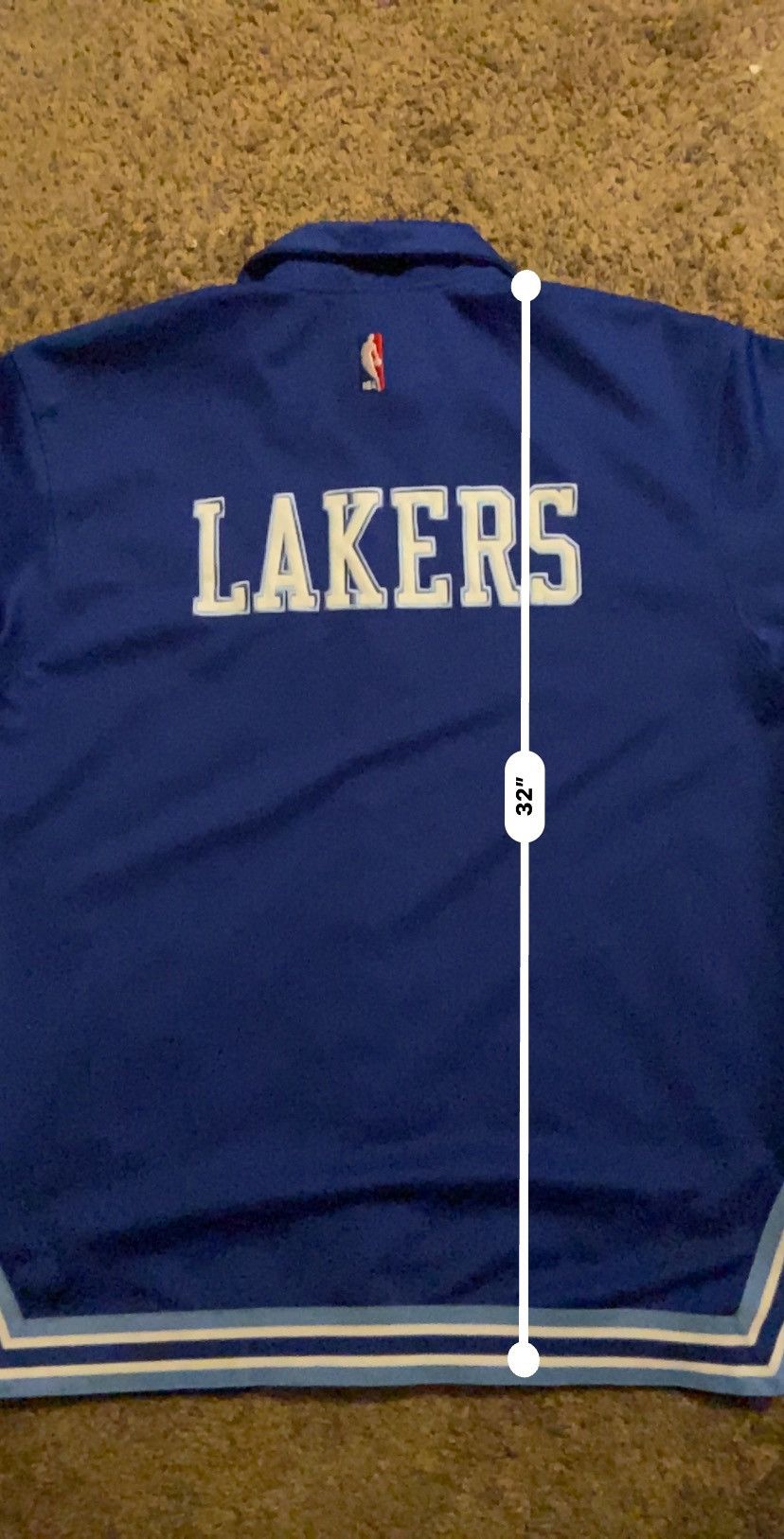 NBA × Nike × Vintage NIKE NBA MPLS LA LAKERS SHOOTING WARM UP SHIRT KOBE Size US L / EU 52-54 / 3 - 7 Thumbnail