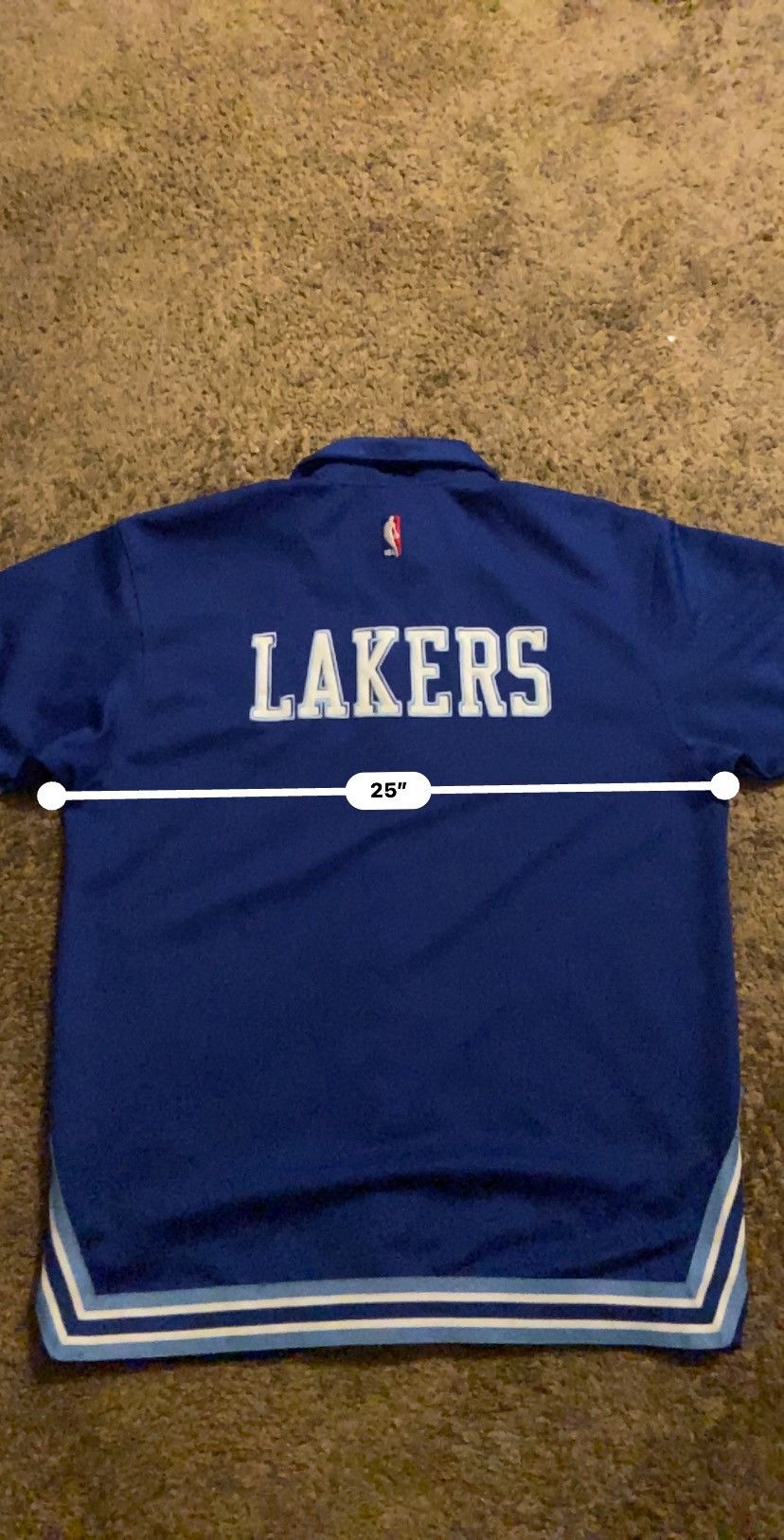 NBA × Nike × Vintage NIKE NBA MPLS LA LAKERS SHOOTING WARM UP SHIRT KOBE Size US L / EU 52-54 / 3 - 6 Thumbnail