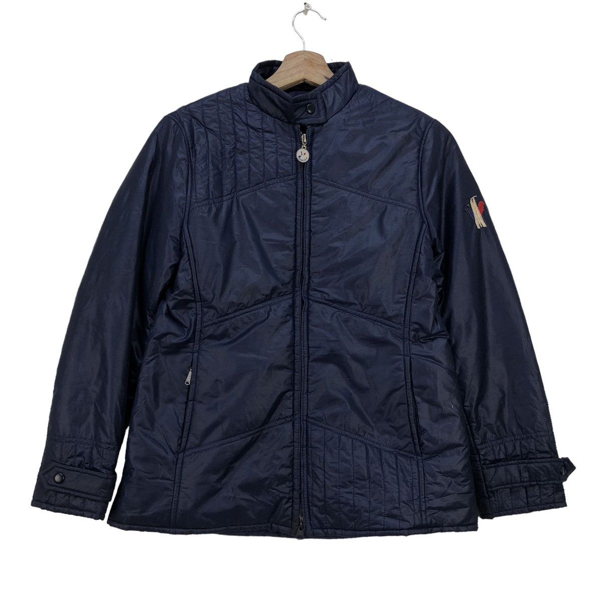 image of Moncler Ski Wear Jacket in Dark Blue, Women's (Size Medium)