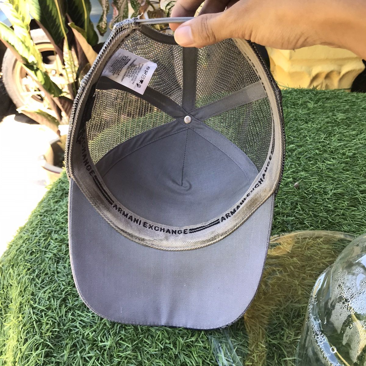 Armani Exchange × Designer Armani Exchange Trucker Hat Size ONE SIZE - 7 Thumbnail
